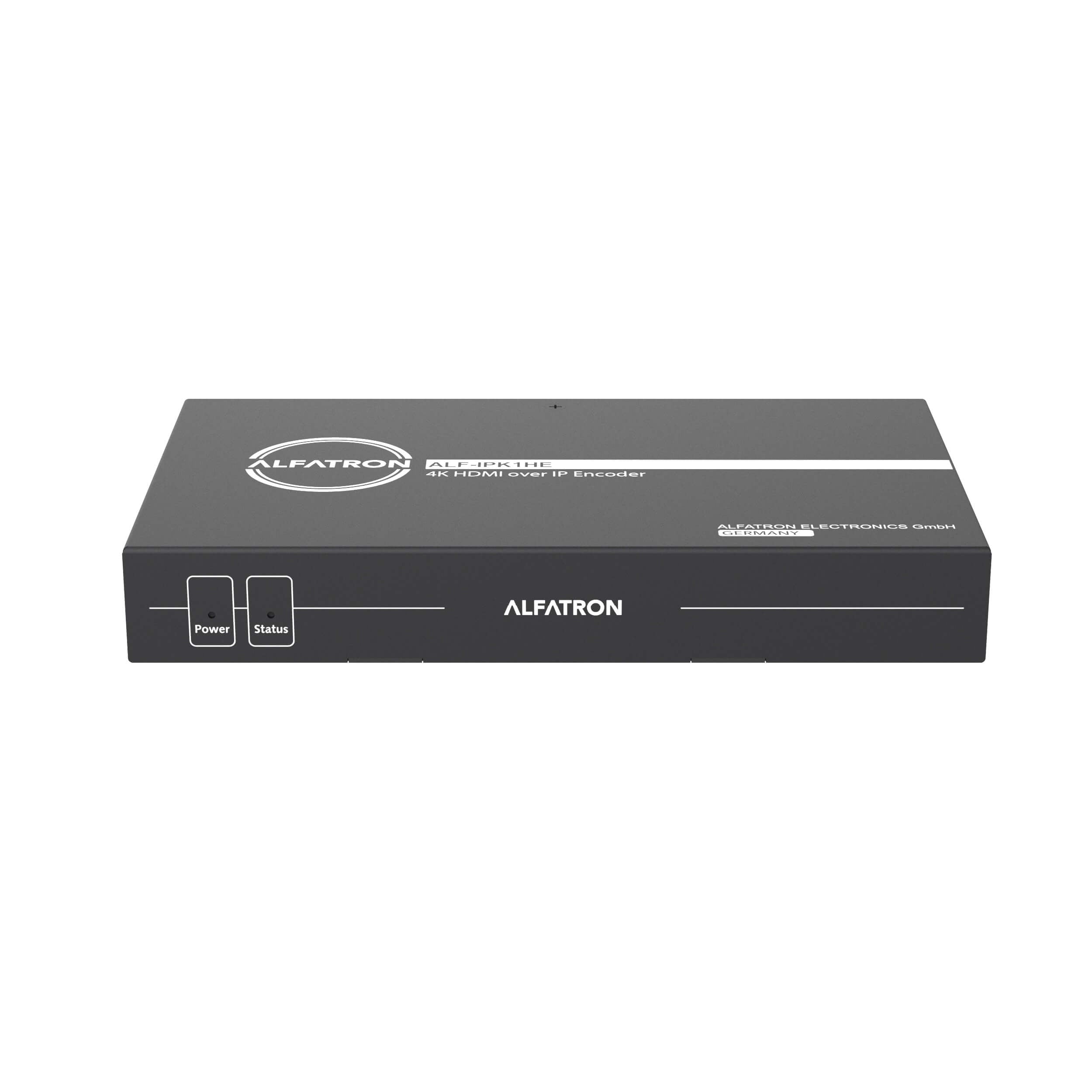 Alfatron IPK1HE - 4K AV Over IP Encoder, front