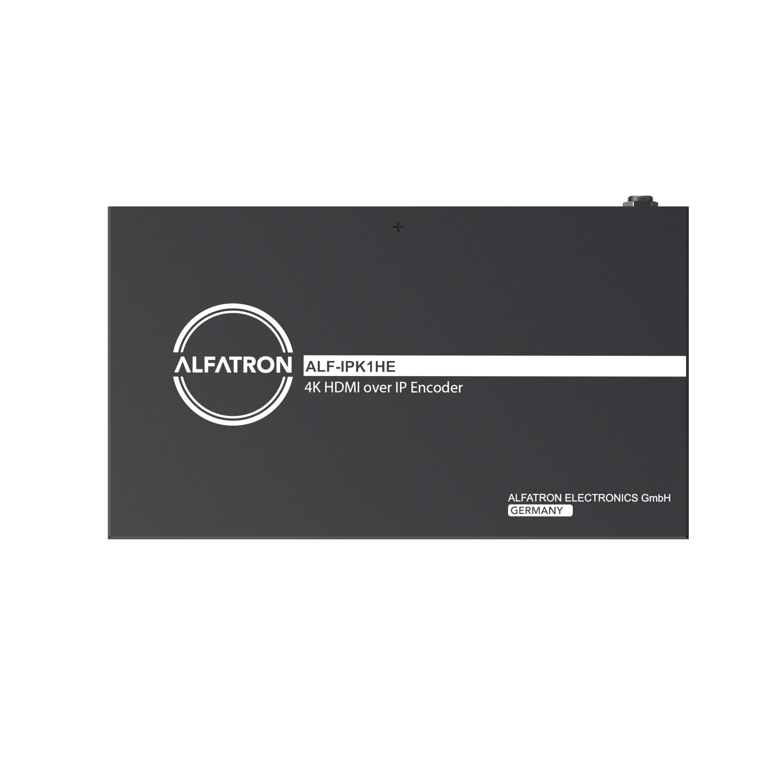 Alfatron IPK1HE - 4K AV Over IP Encoder, top