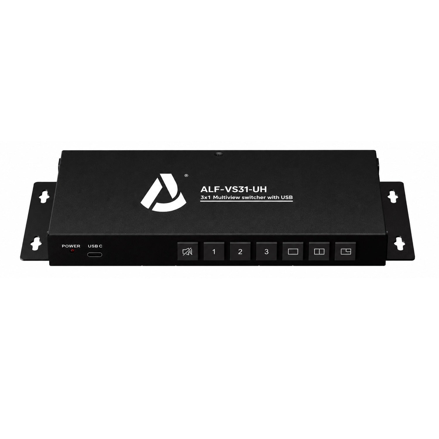 Alfatron VS31-UH - 3x1 Multiview Switcher with USB, front