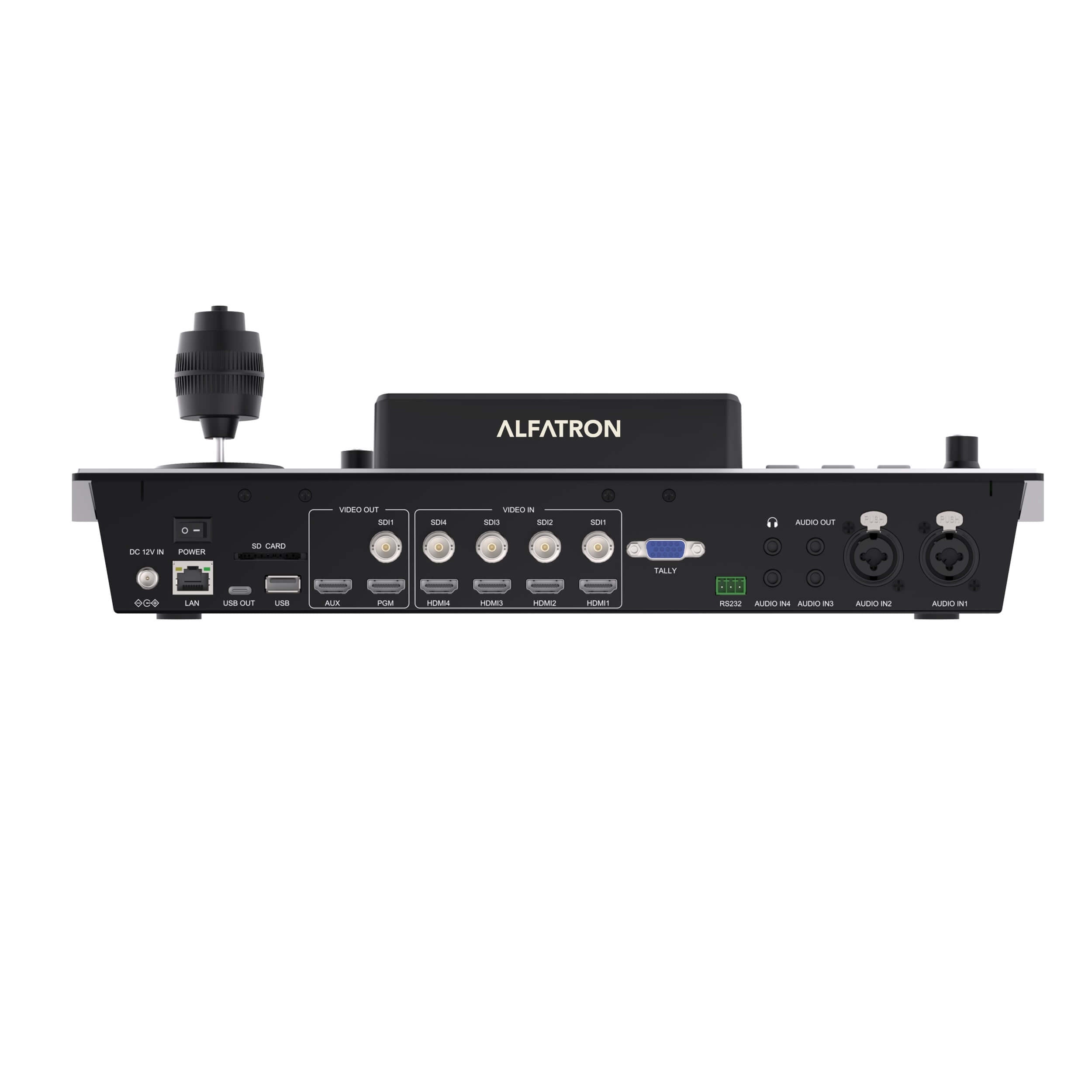 Alfatron VM-52 - Quad HDMI and Quad 3G-SDI Video Switcher, rear