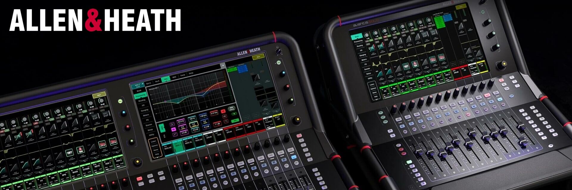 Allen & Heath Avantis Ultra, desktop banner