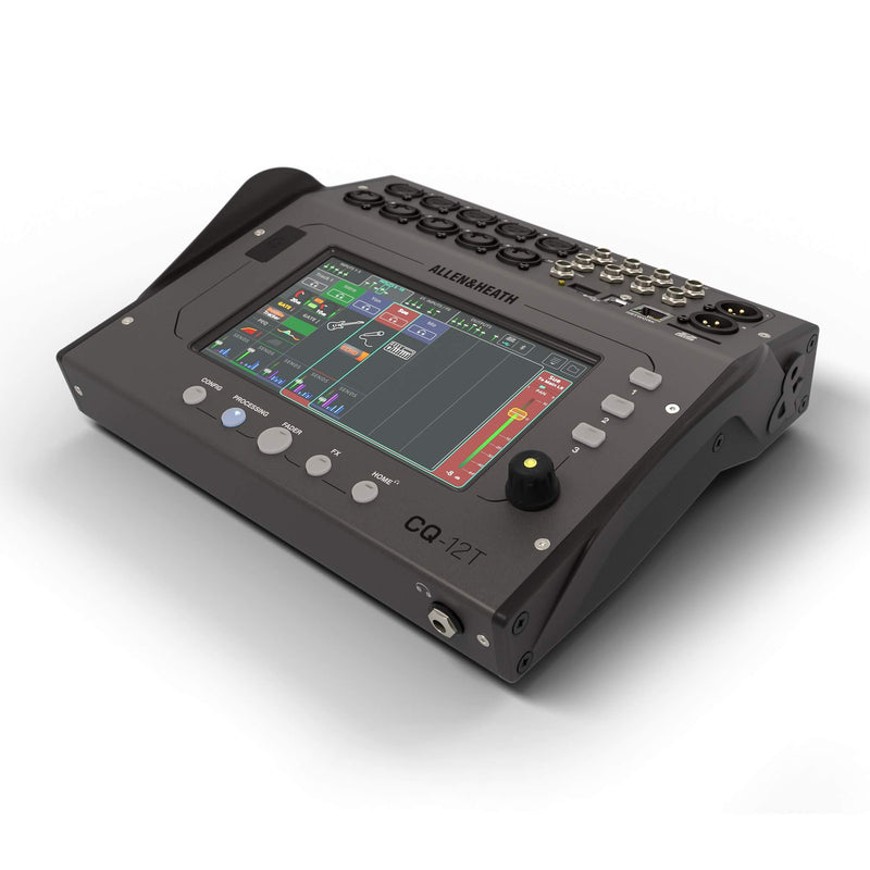 Allen & Heath CQ-12T - Ultra-Compact 10-Channel Digital Mixer, angle