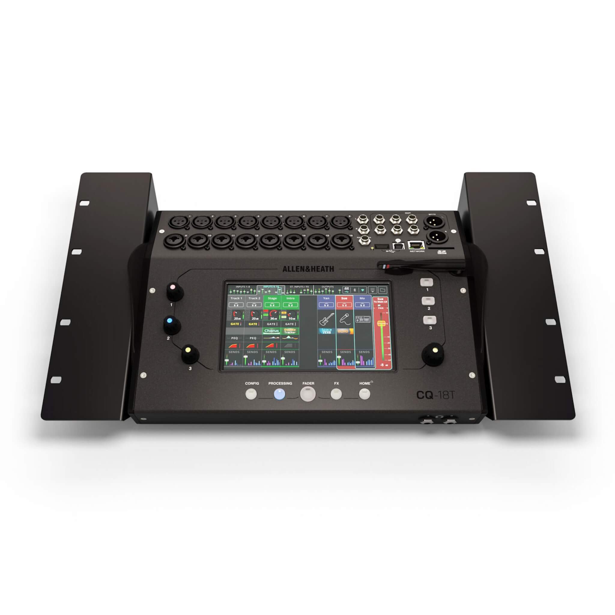Allen & Heath CQ18T-RK19 - Rackmount Kit for CQ-18T Digital Mixer