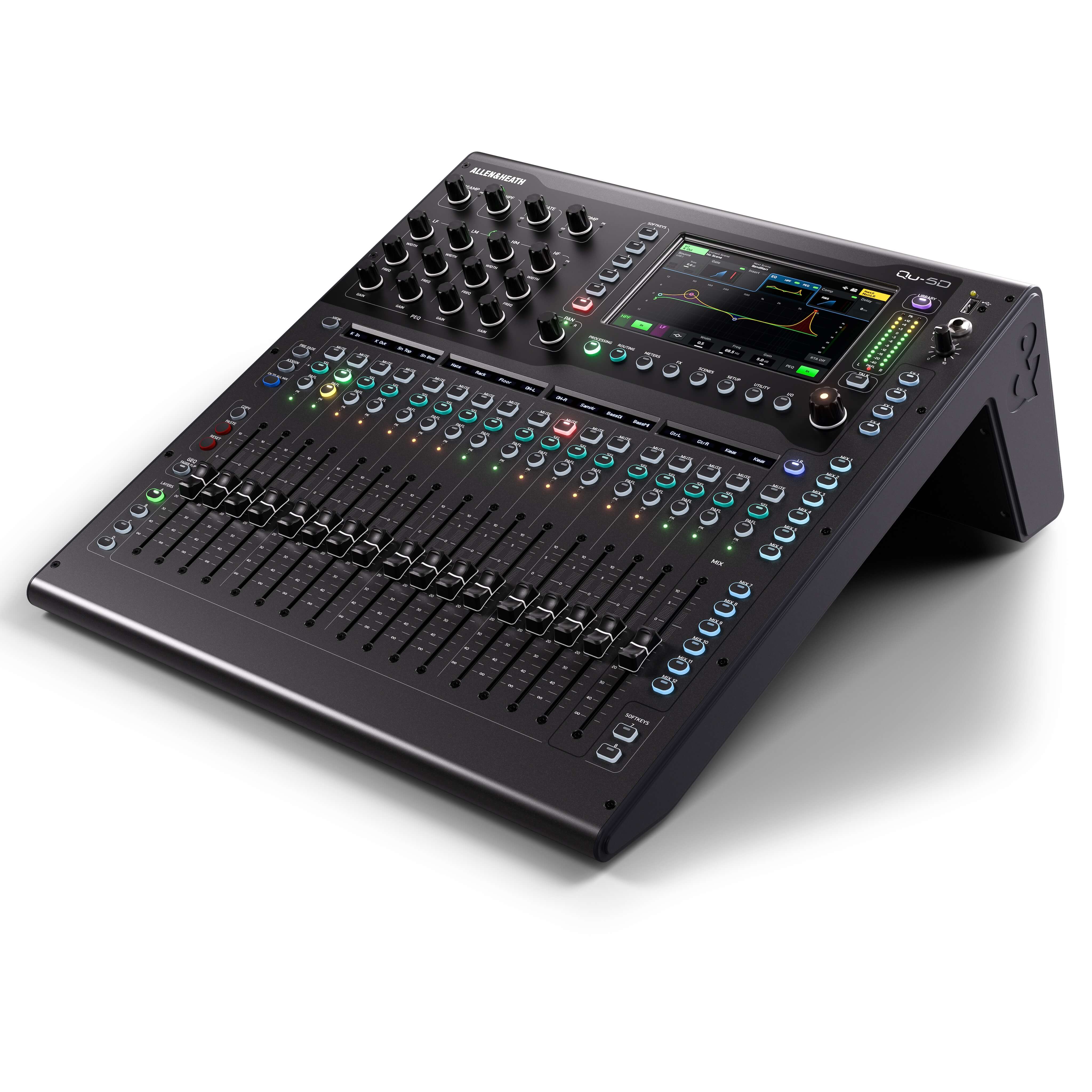 Allen & Heath Qu-5D - 32-Channel 96kHz Digital Mixer with 16x16 Dante