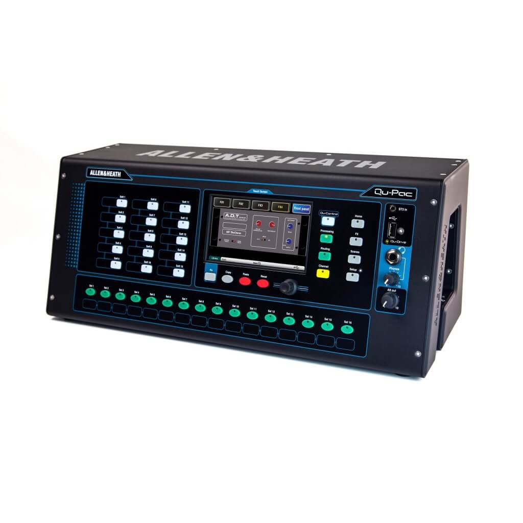 Allen & Heath Qu-Pac - Portable 32-Channel Rackmountable Digital Mixer, left