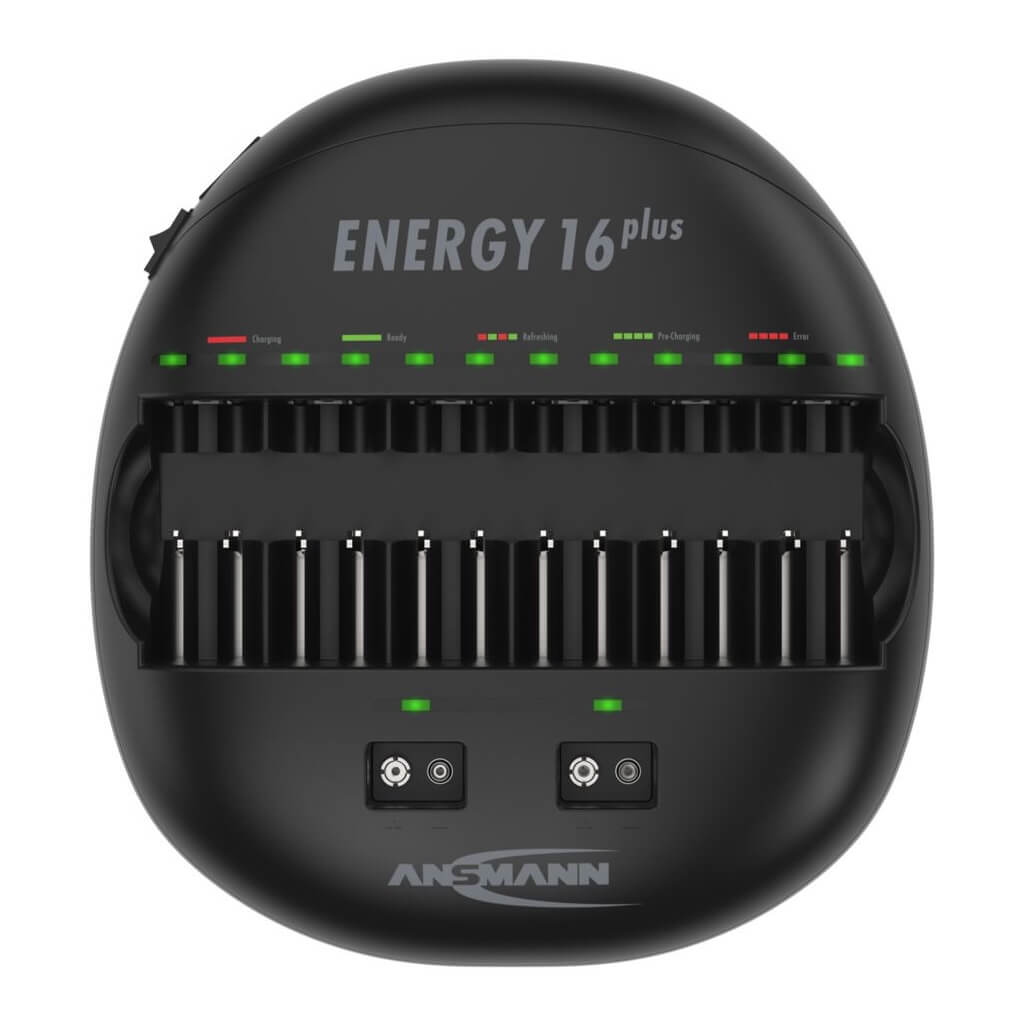 Ansmann Energy 16 Plus - Desktop Battery Charging Station, top empty