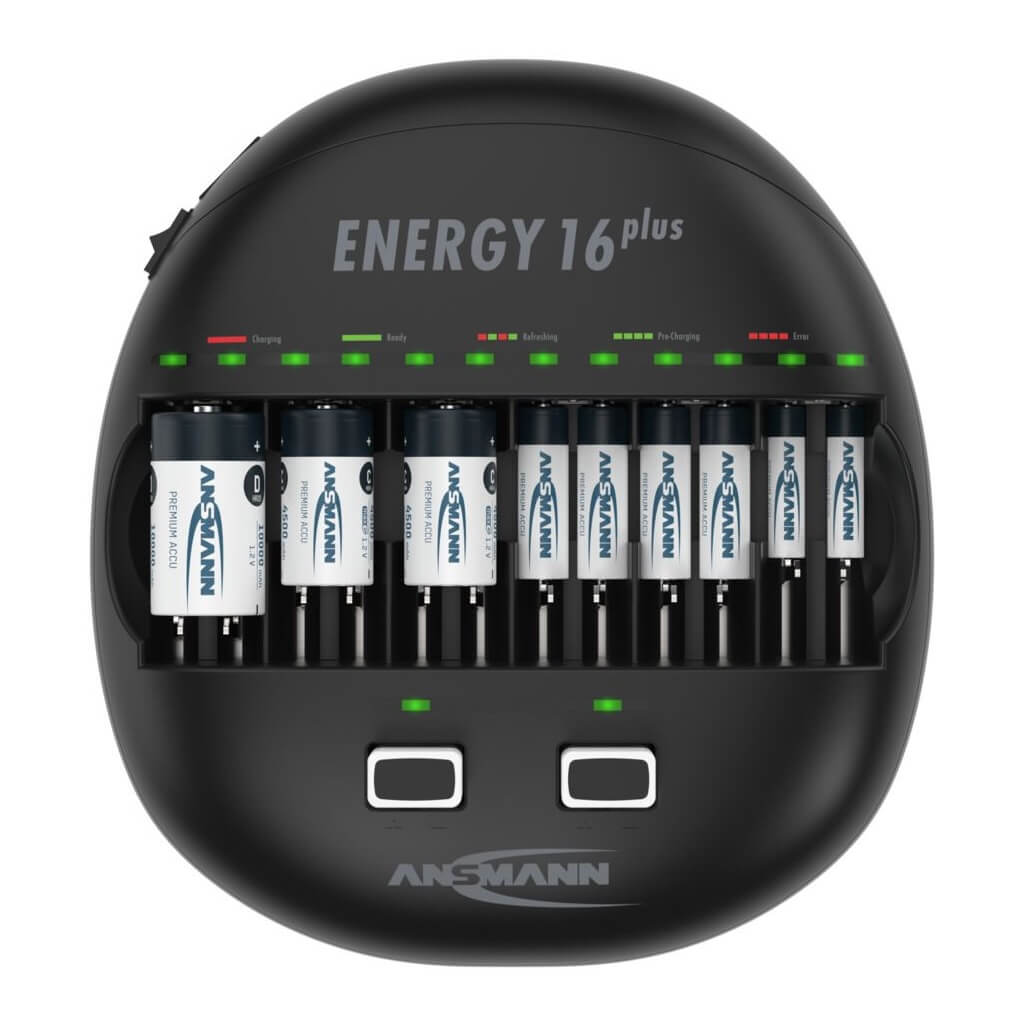 Ansmann Energy 16 Plus - Desktop Battery Charging Station, top full