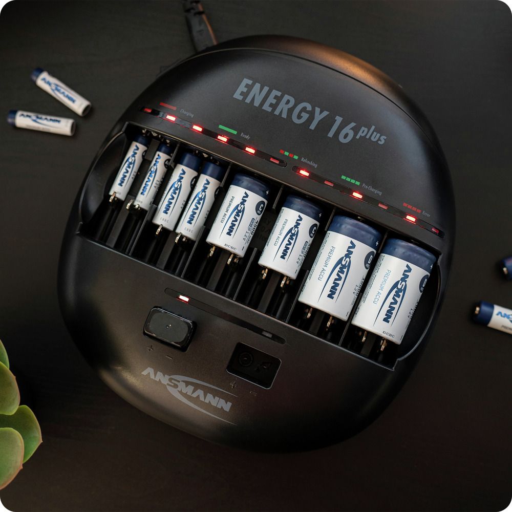 Ansmann Energy 16 Plus - Desktop Battery Charging Station, table top