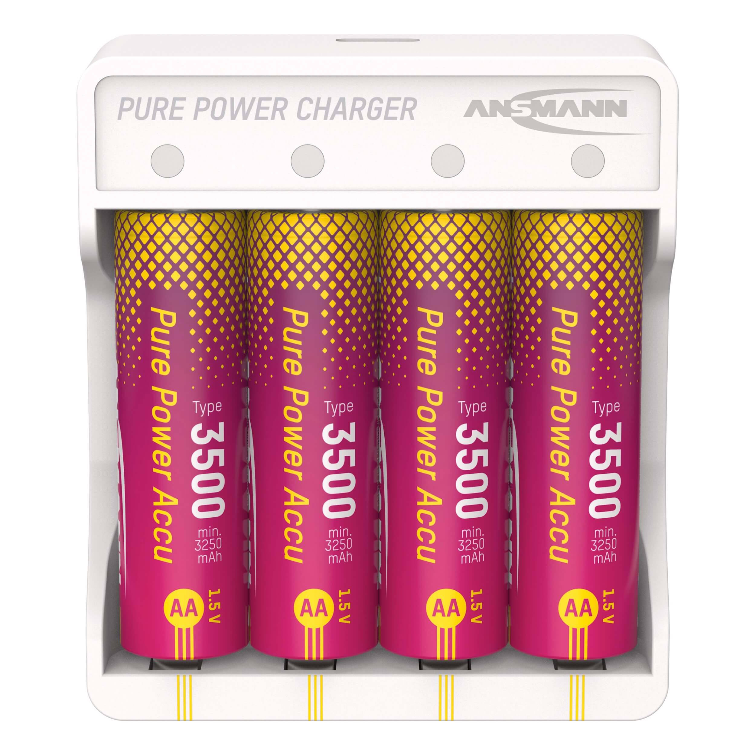 Ansmann Pure Power Charging Module + AA - Battery Charger, front