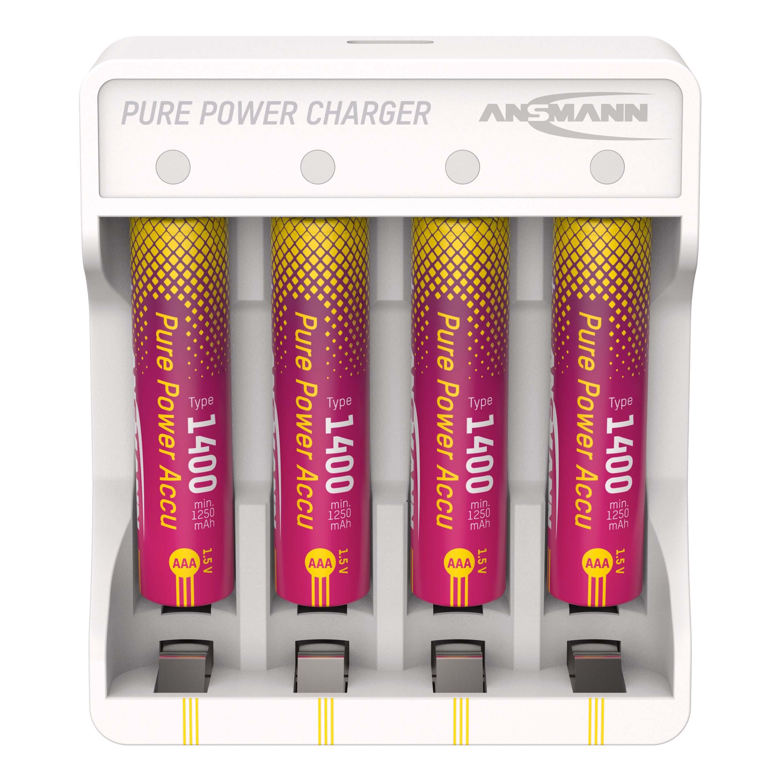 Ansmann Pure Power Charging Module + AAA - Battery Charger, front