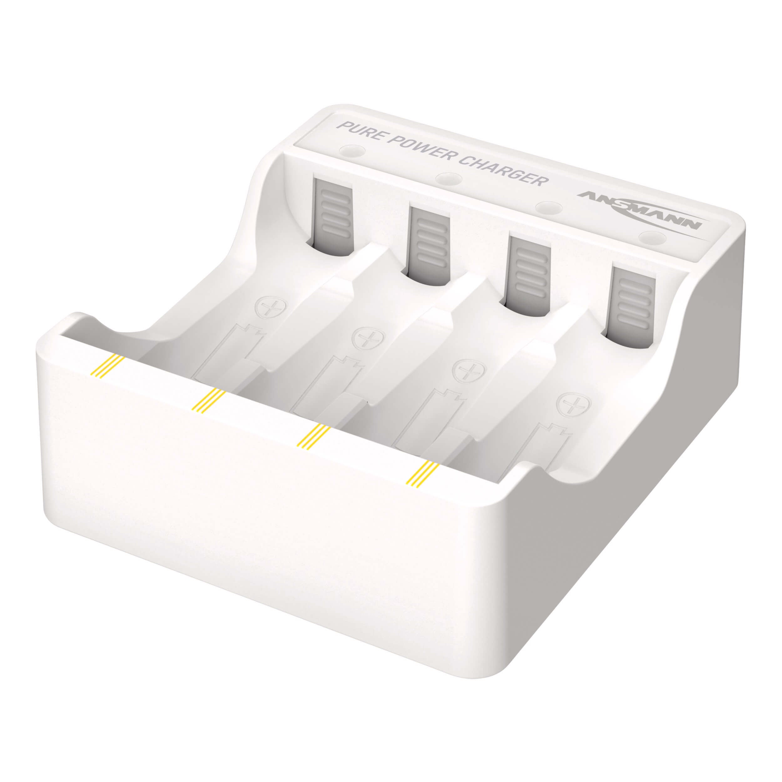 Ansmann Pure Power Charging Module - AA/AAA Li-Ion Battery Charger, angle