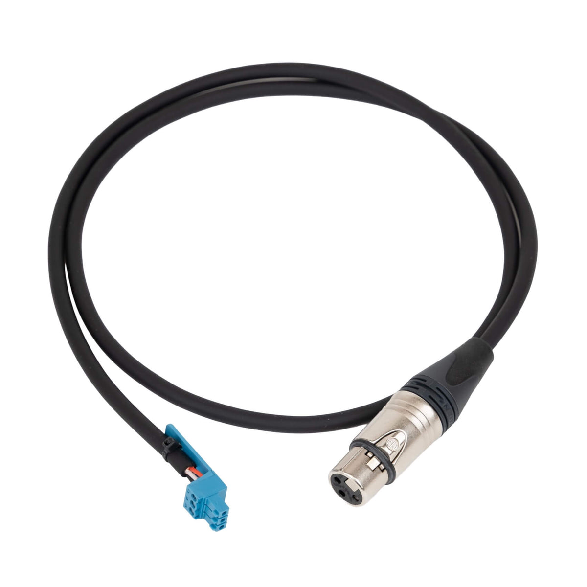 Ashly CBL-XLRF-3.5EBLKF-U - XLR-F to Euroblock-F Adapter Cable, 3ft