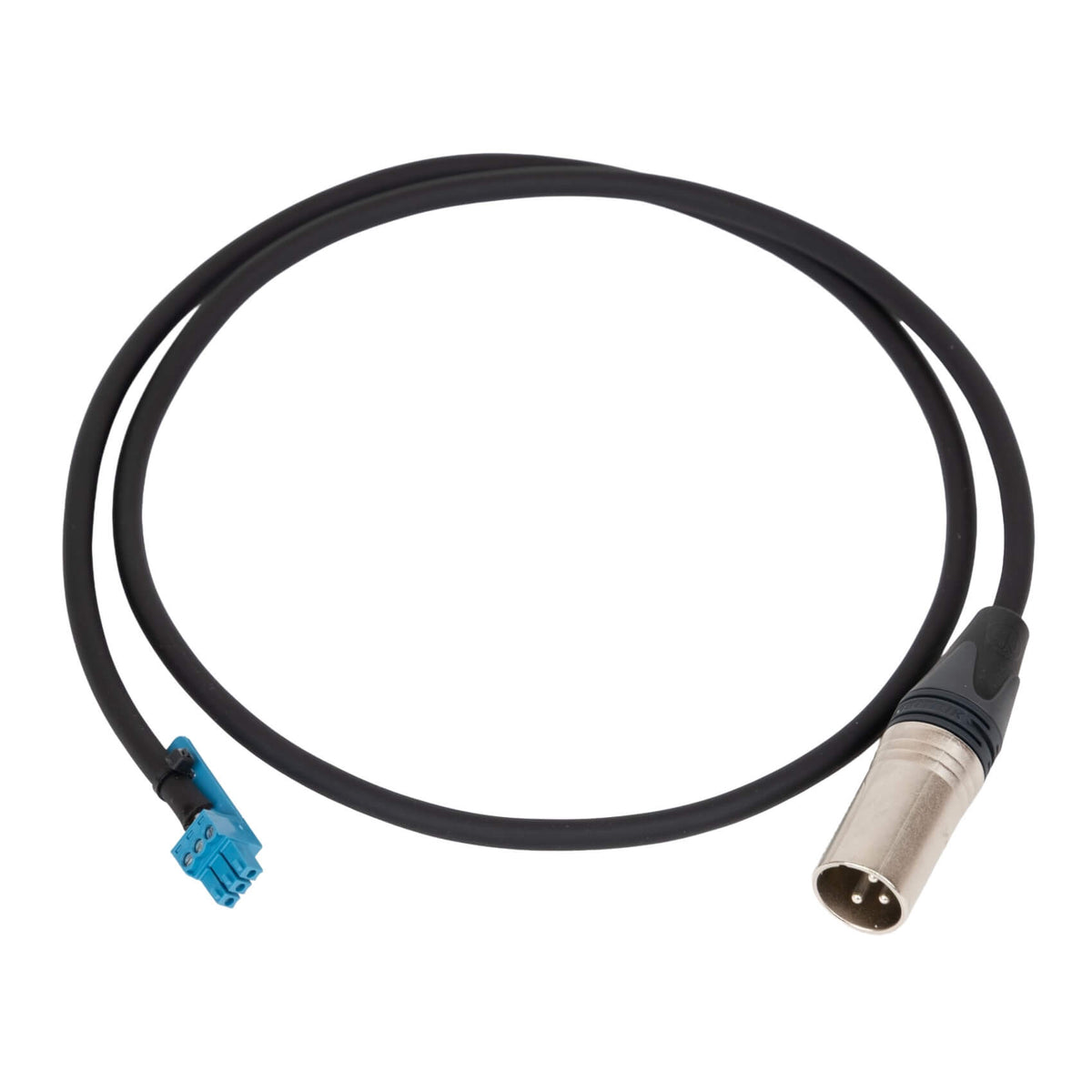 Ashly CBL-XLRM-3.5EBLKF-U - XLR-M to Euroblock-F Adapter Cable, 3ft