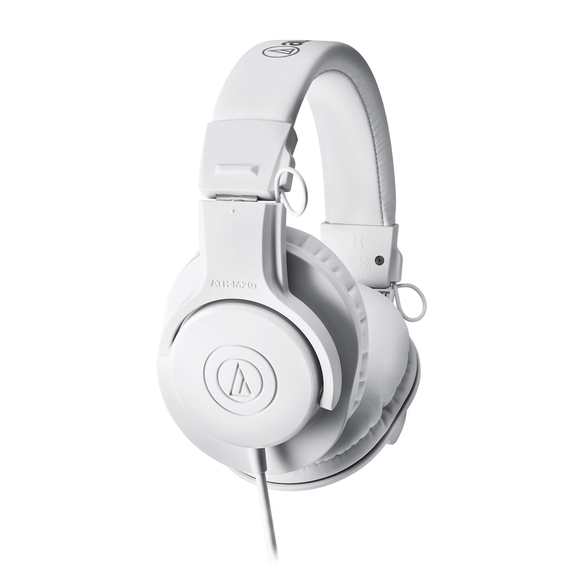 Audio-Technica ATH-M20xWH Professional Monitor Headphones, side view