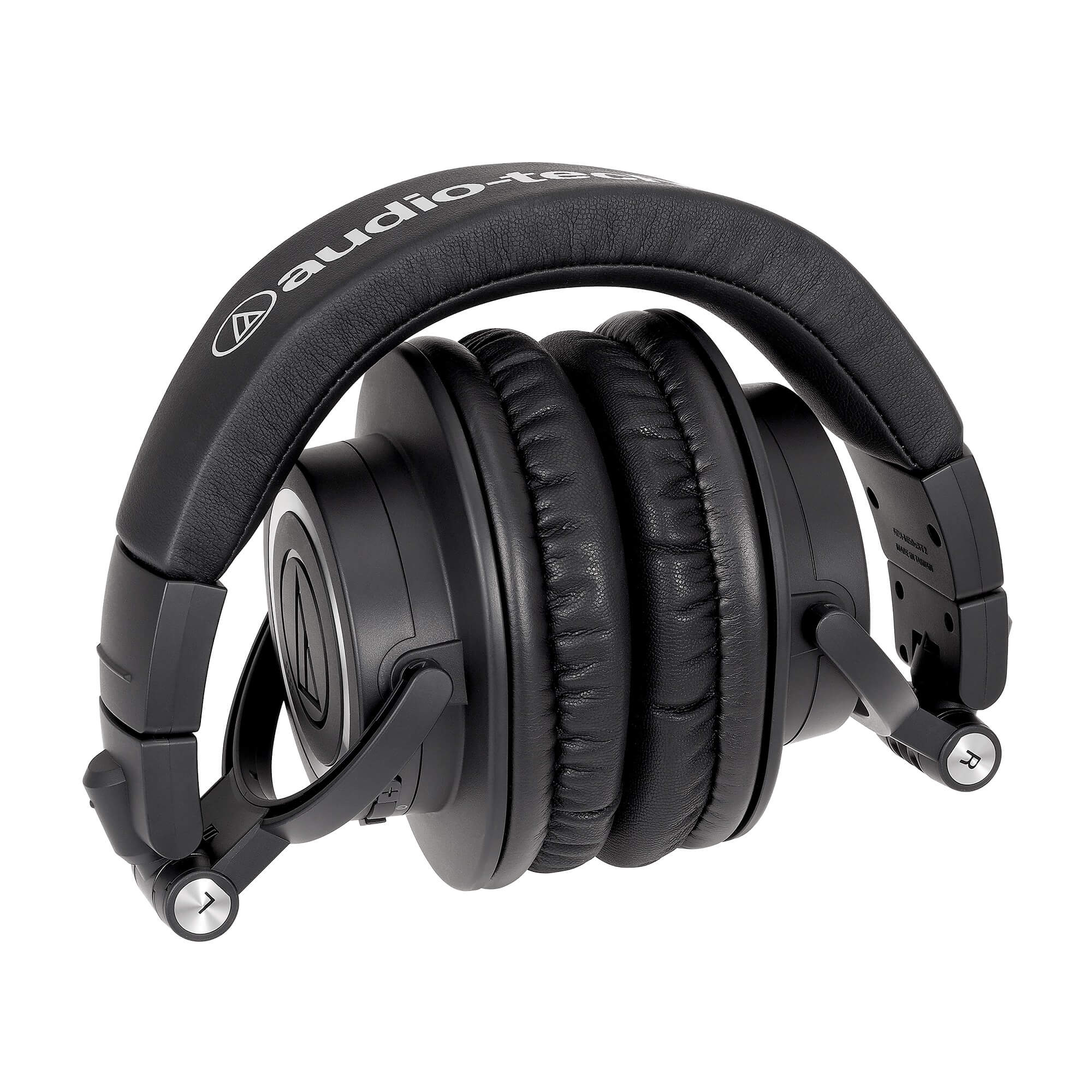 Audio-Technica ATH-M50xBT2 Bluetooth Wireless Over-Ear Headphones, folded
