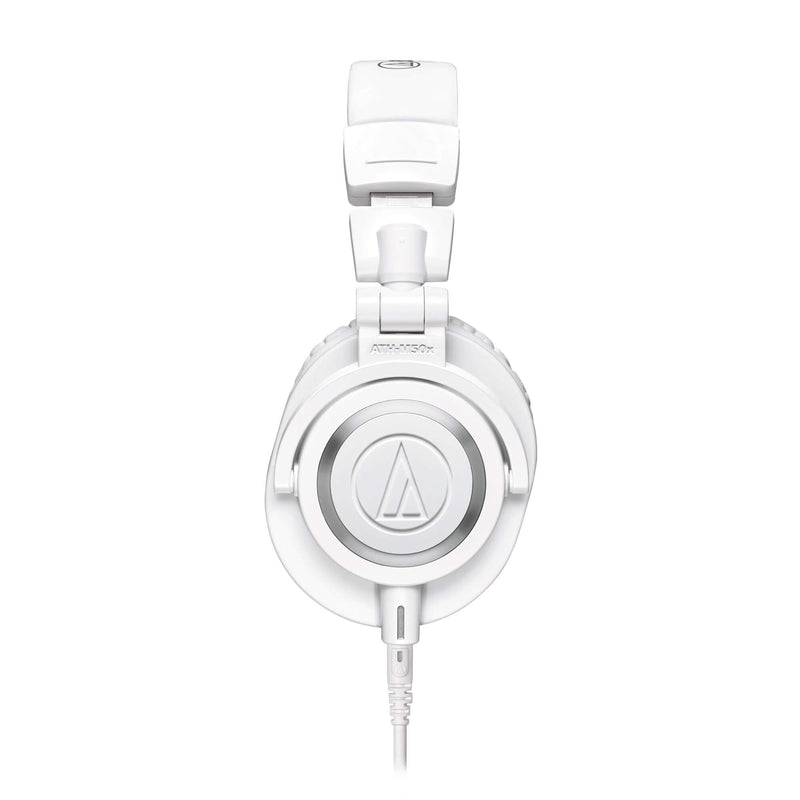 Audio-Technica ATH-M50xWH Professional Monitor Headphones, side view