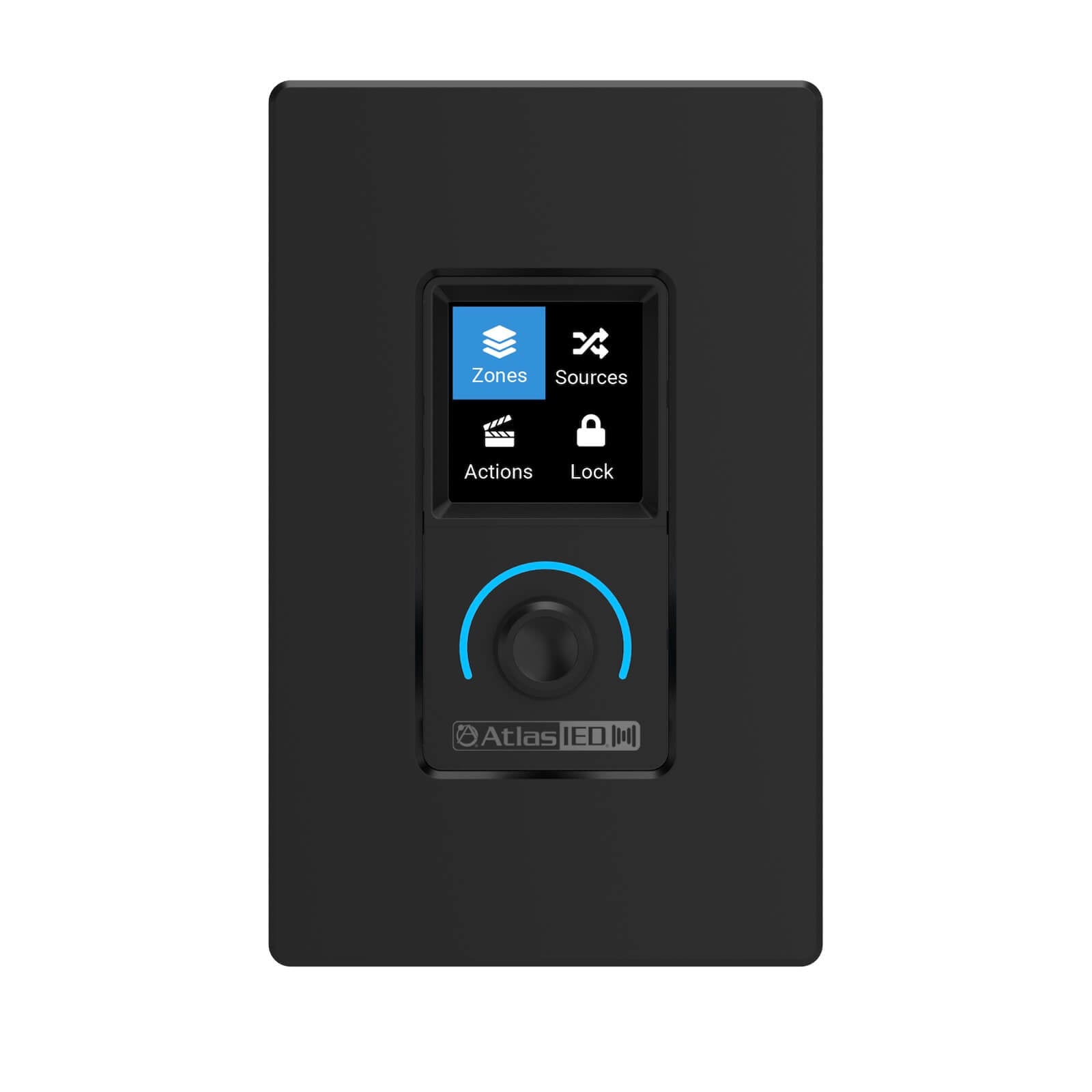 AtlasIED C-ZSV - Atmosphere Zone, Source, and Volume Wall Controller, black