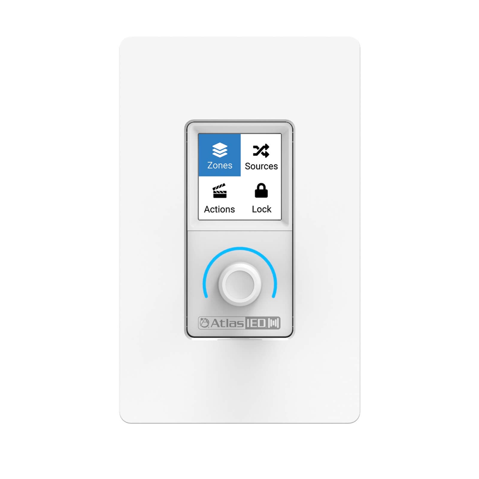 AtlasIED C-ZSV - Atmosphere Zone, Source, and Volume Wall Controller, white