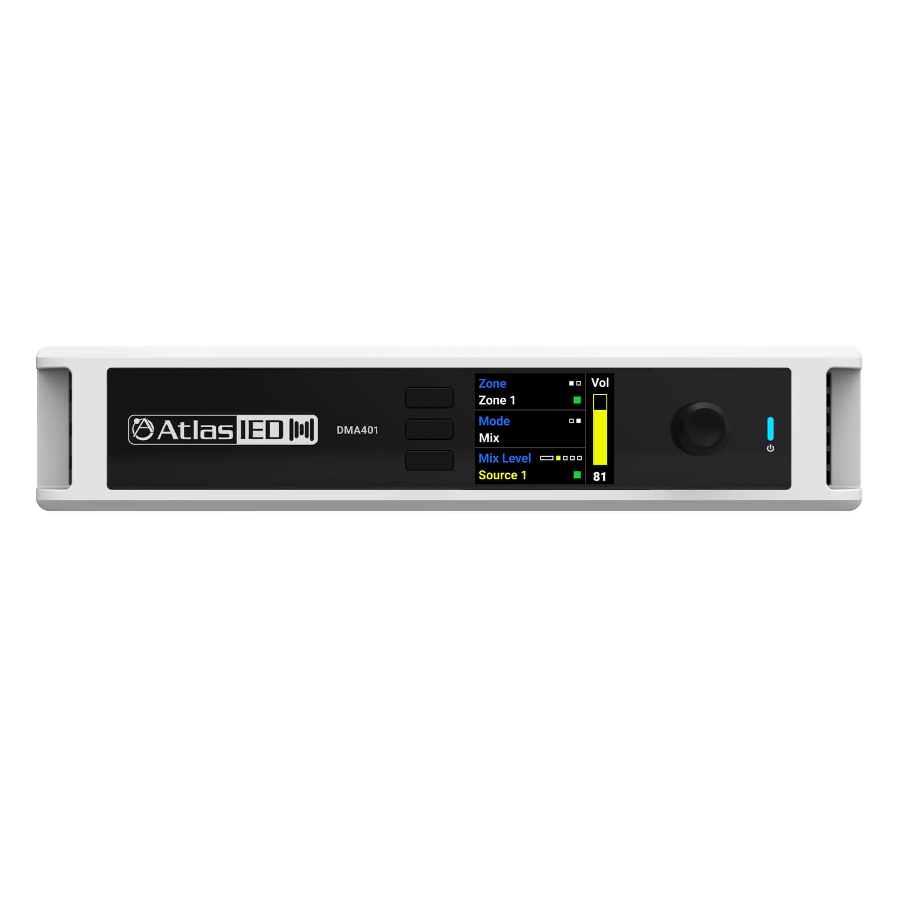 AtlasIED DMA401 - 400W Digital Mixer Amplifier with DSP, front