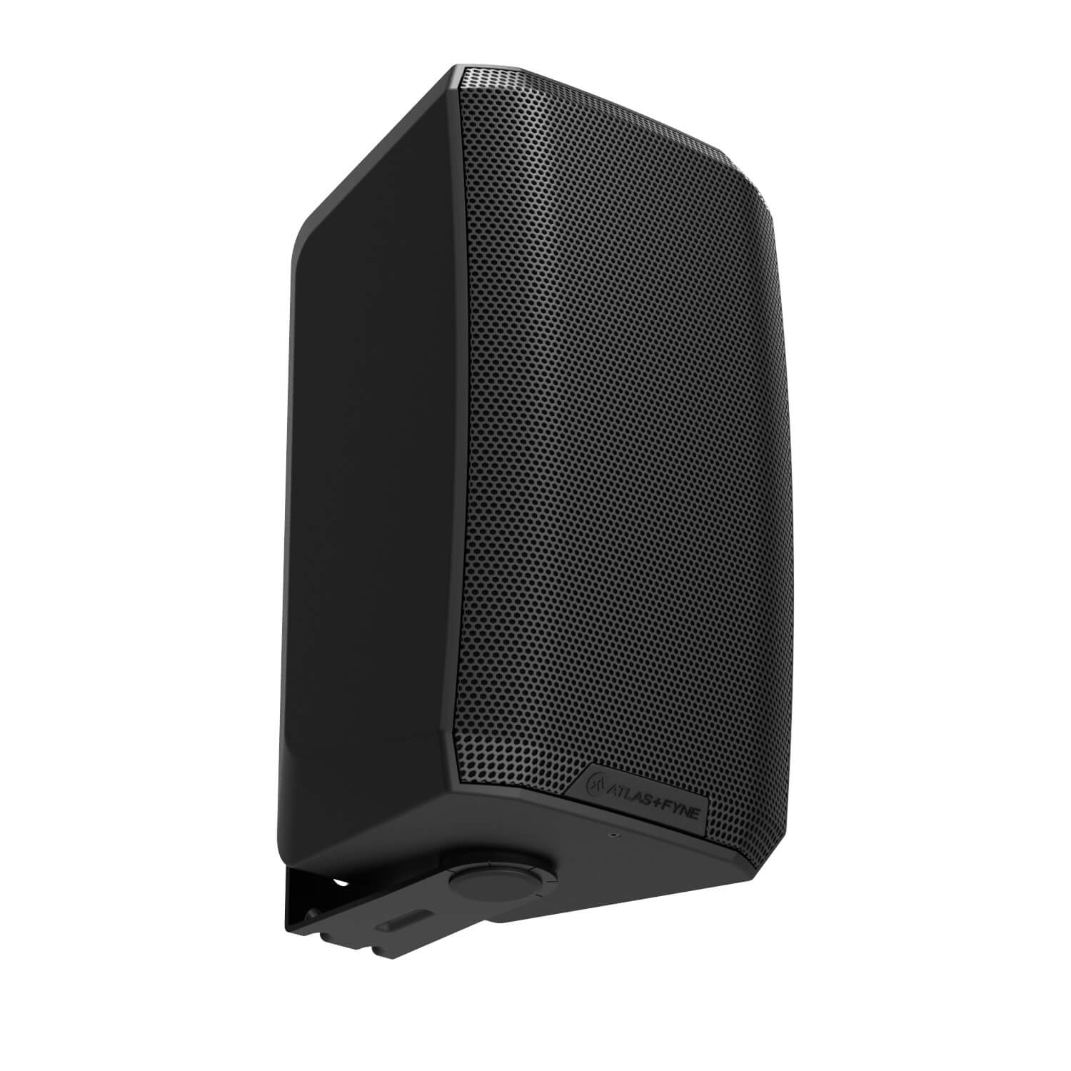 AtlasIED FS-6T-B - 6-in IsoFlare Premium Surface-Mount Speaker, angle