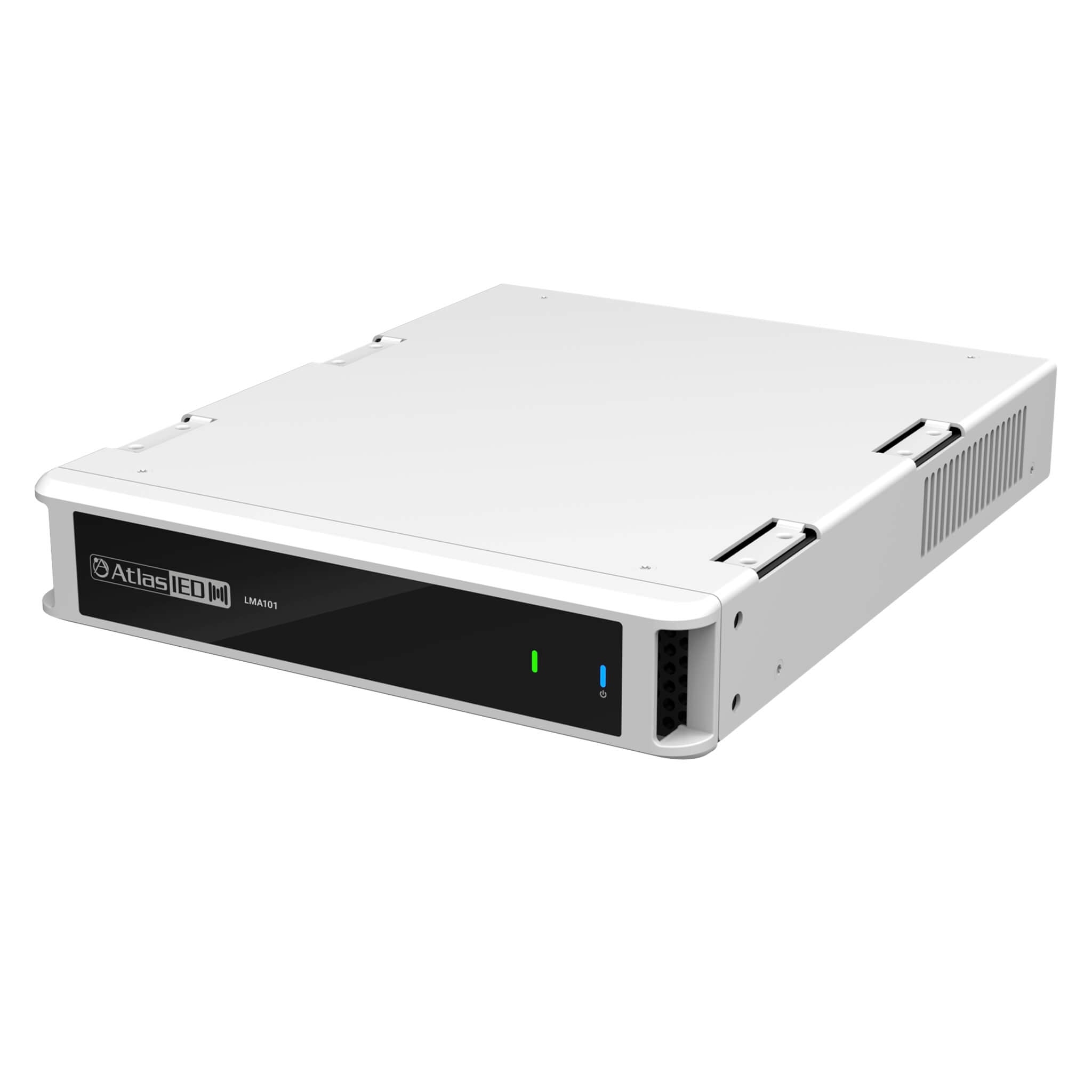 AtlasIED LMA101 - 100W Linkable Single Channel Zone Amplifier, angled