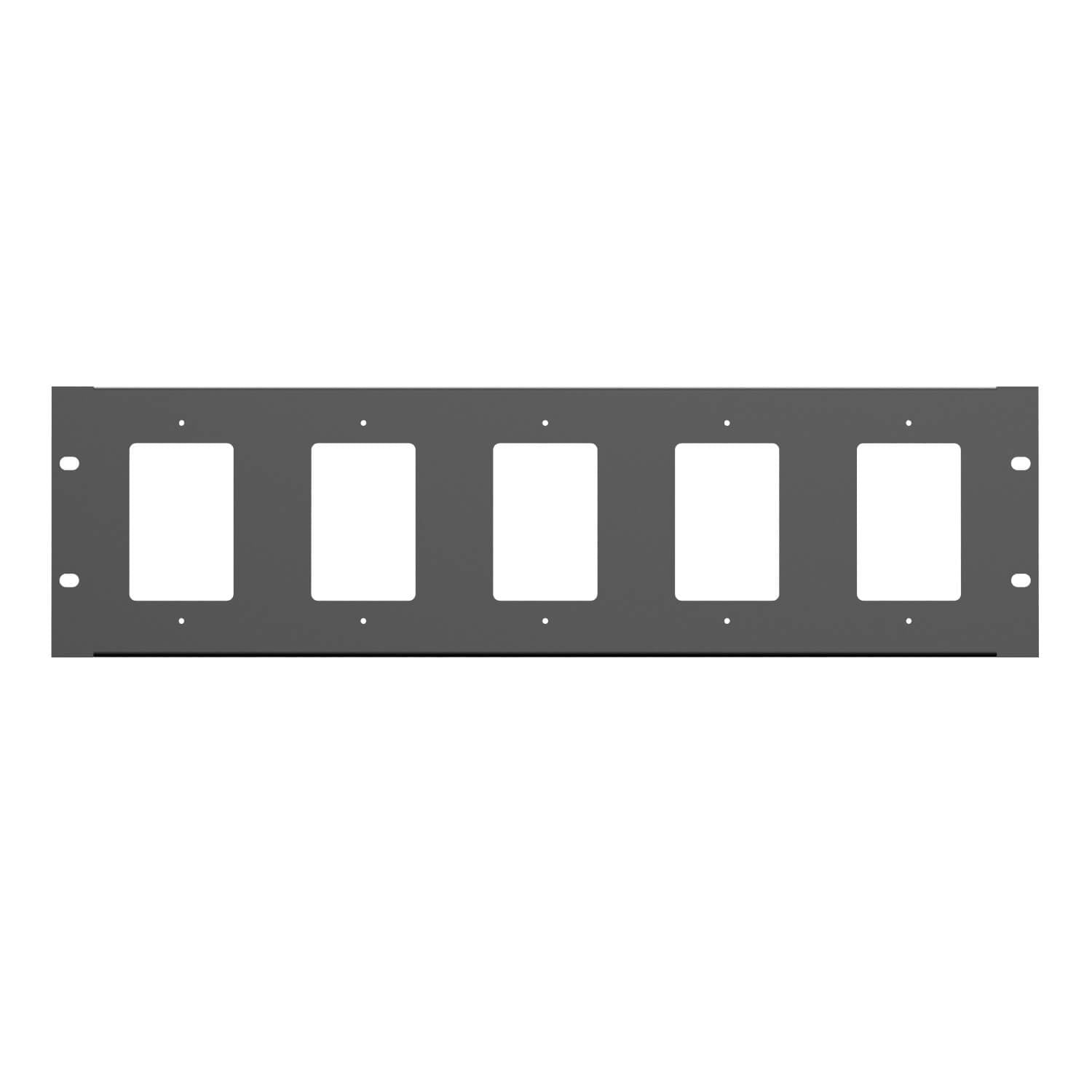 AtlasIED WPD-RP - Rack Mount Kit for Up to Five Wall Controllers, front