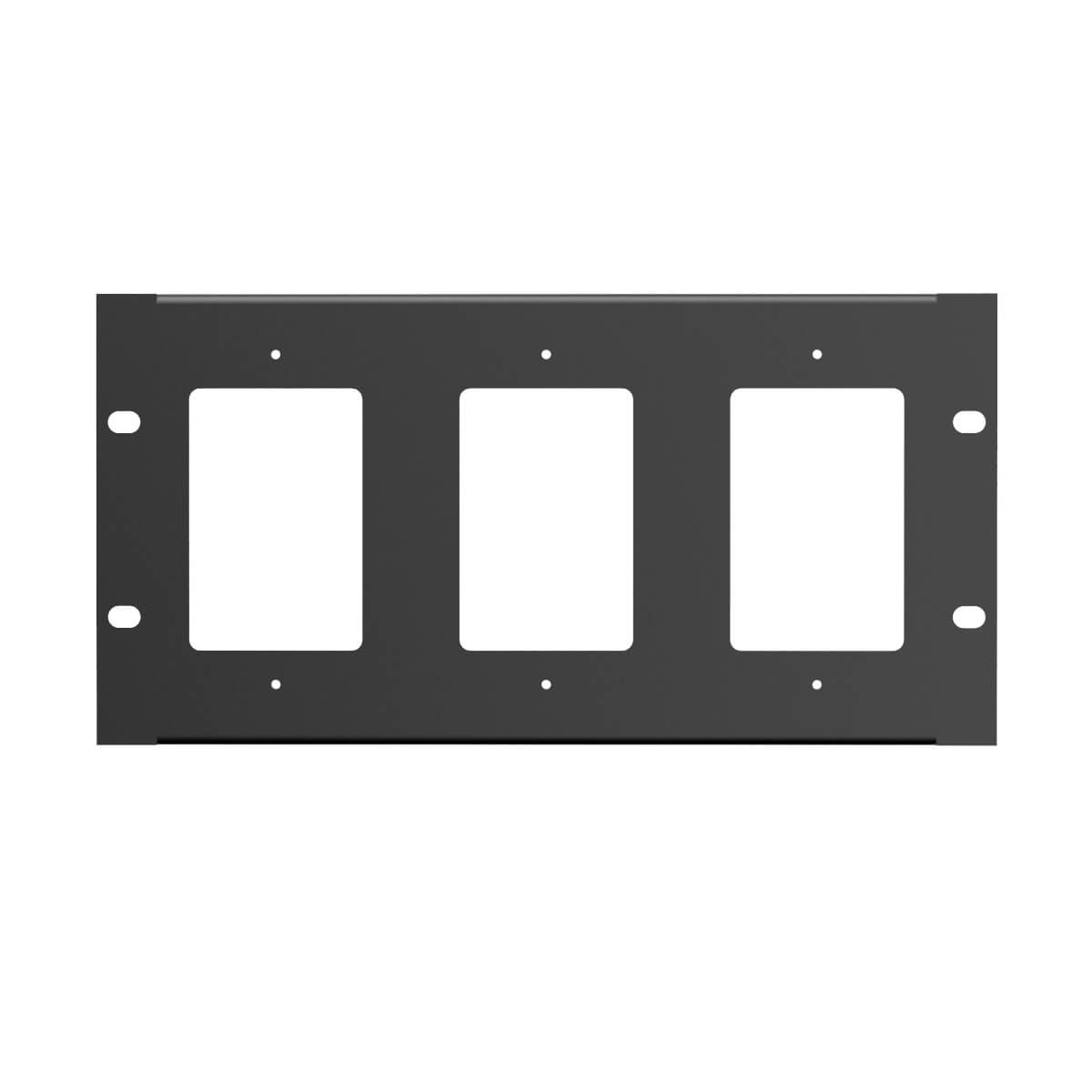 AtlasIED WPD-RP-HR - Rack Mount Kit for Up to Three Wall Controllers, front
