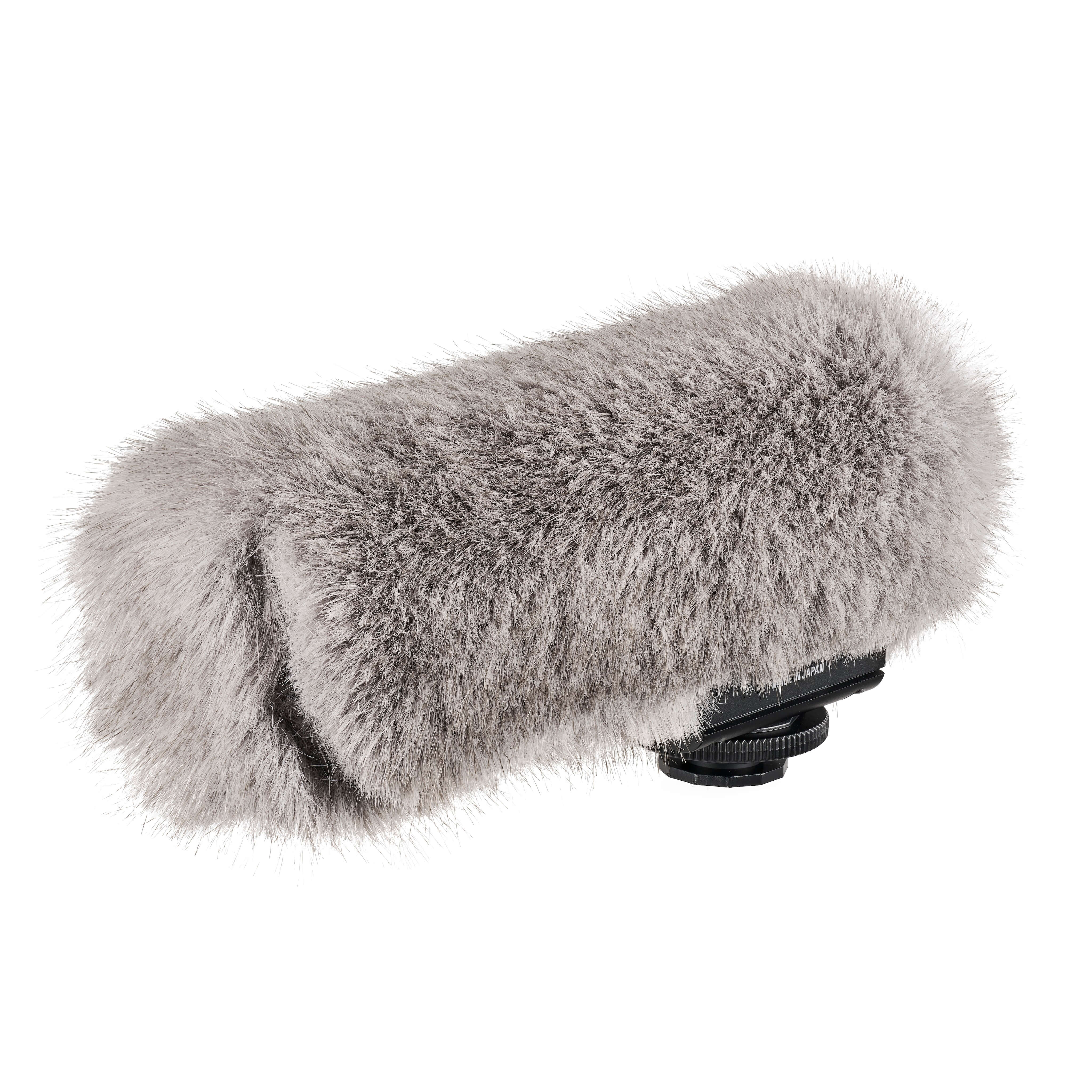Audio-Technica ATV-SG1LE - On-camera Shotgun Microphone, angle wind muff