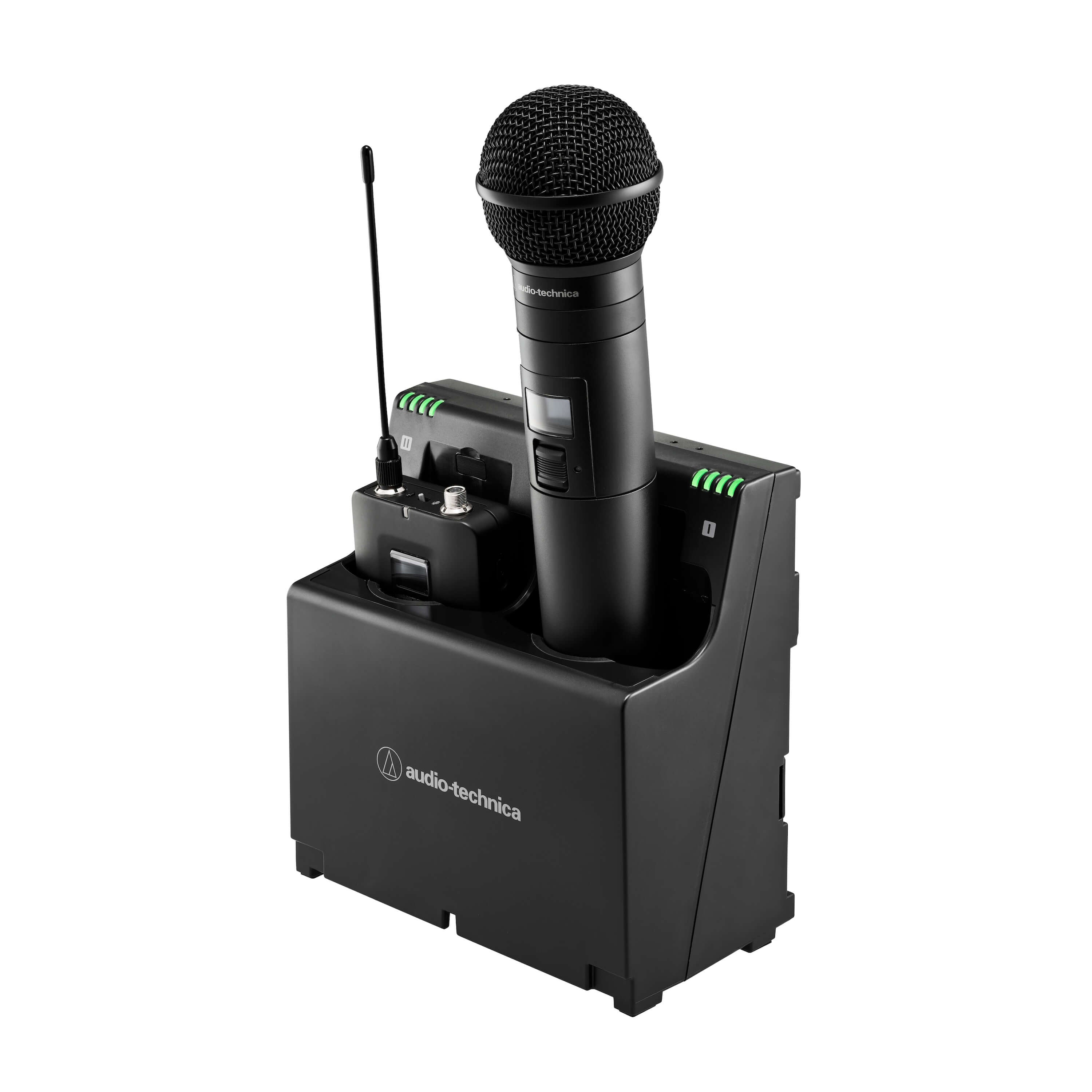 Audio-Technica ATW-CHG6 - D50 2-Bay Charger with Handheld and Body-Pack