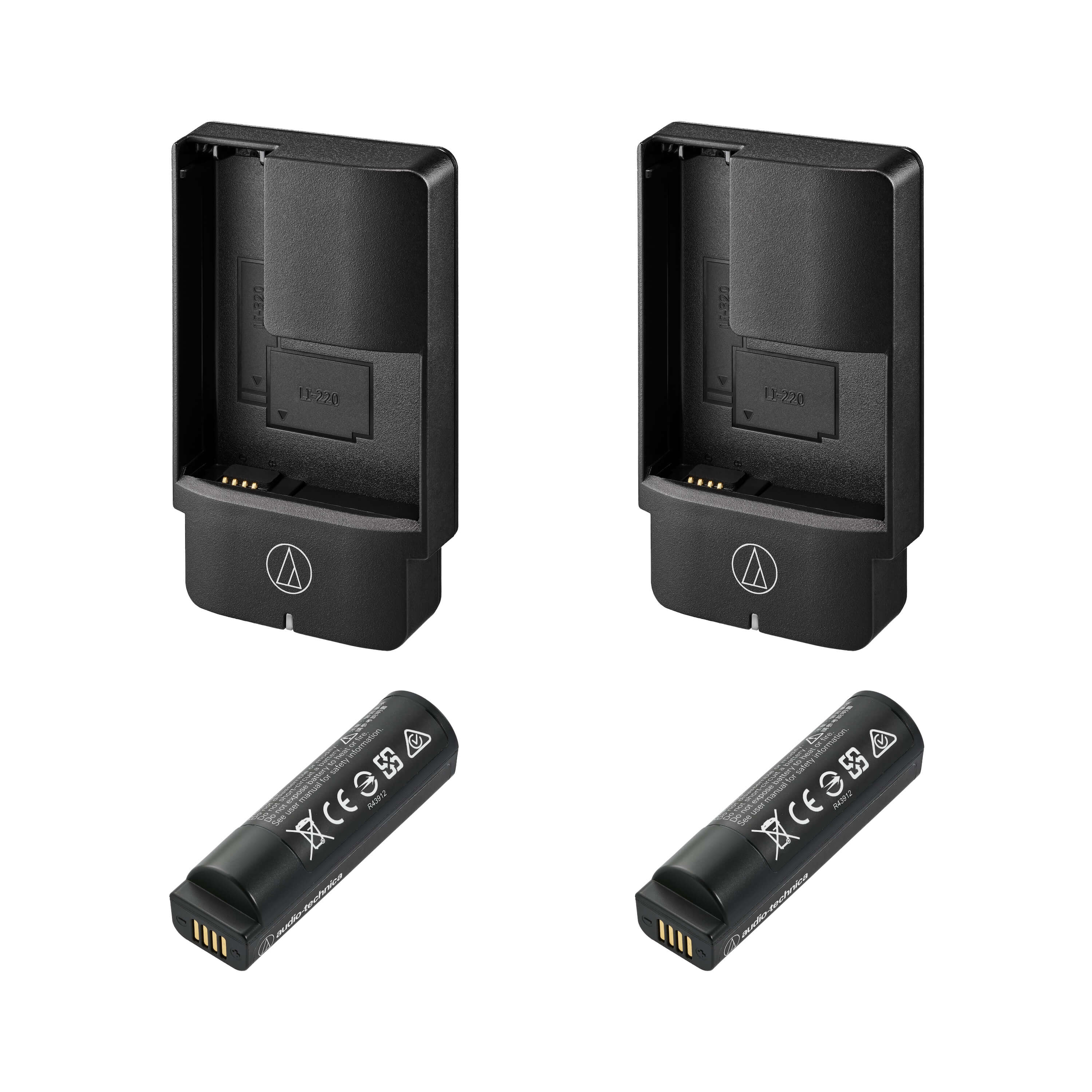 Audio-Technica ATW-D50-DRX-2H - D50 2-Ch Handheld System, chargers and batteries