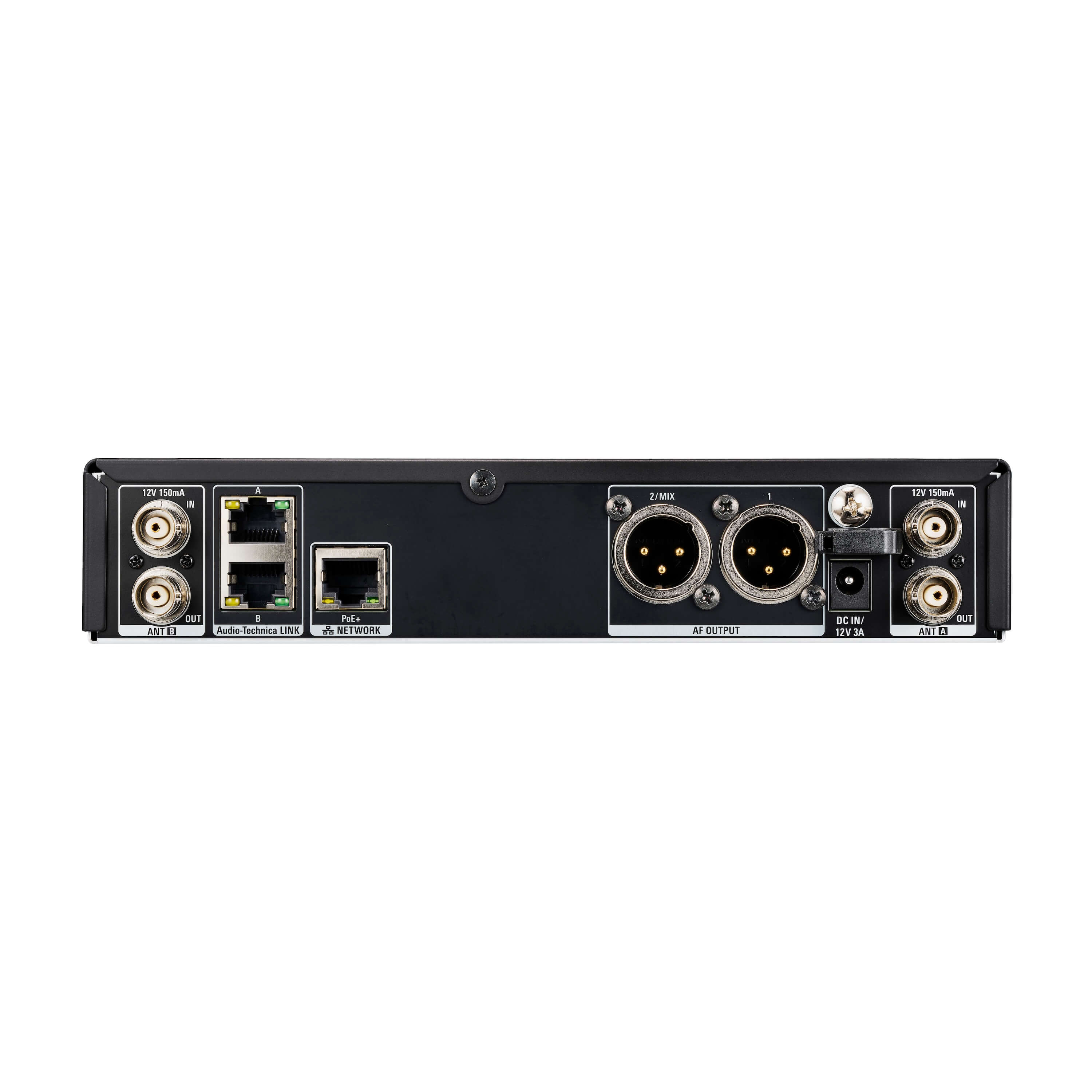 Audio-Technica ATW-DR3220LK - D50 2-Ch LINK-Enabled Receiver, rear