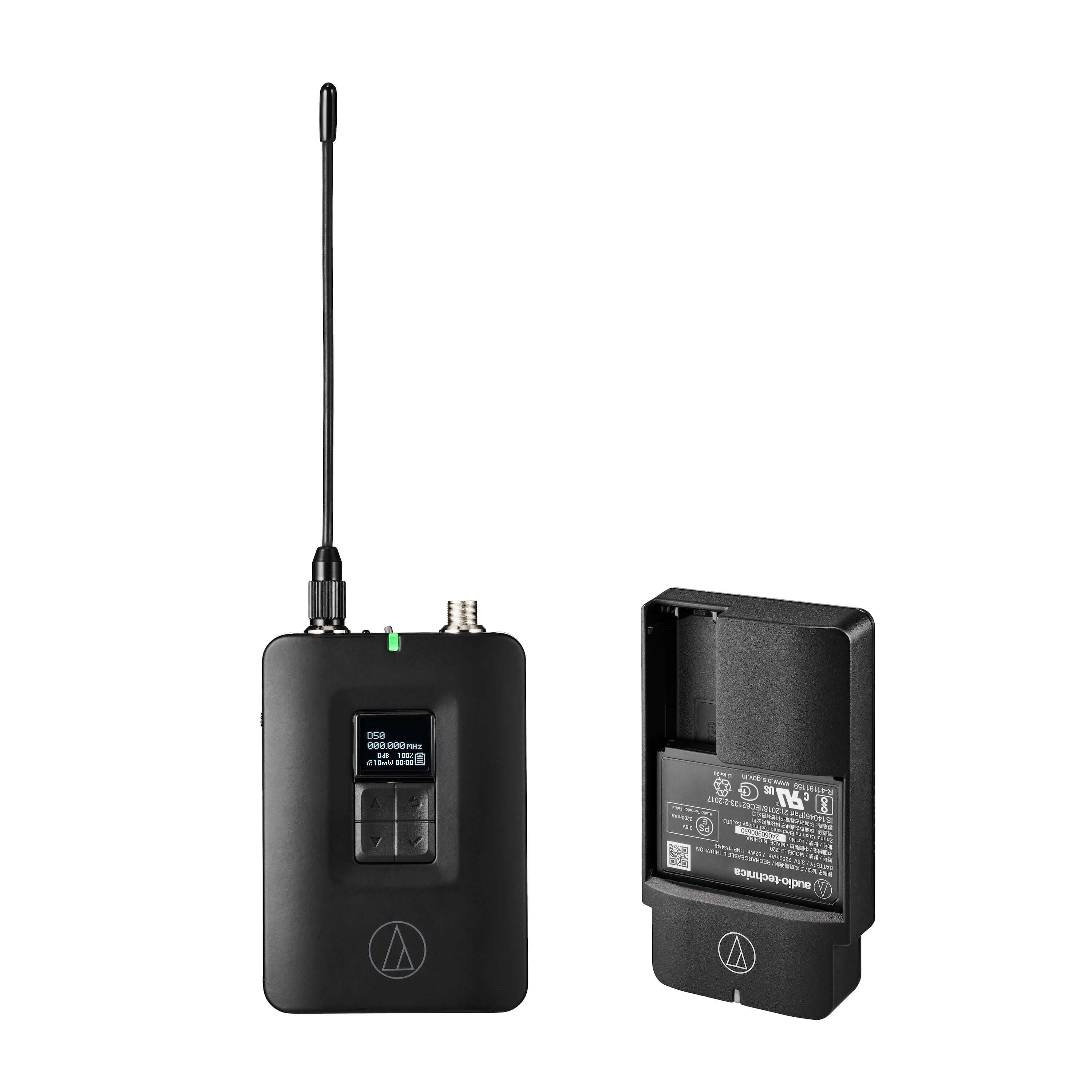 イヤホン audio-technica wireless transmitter Audio-Technica ATW-DT3201DF2C - D50 Body-Pack Transmitter with Charger
