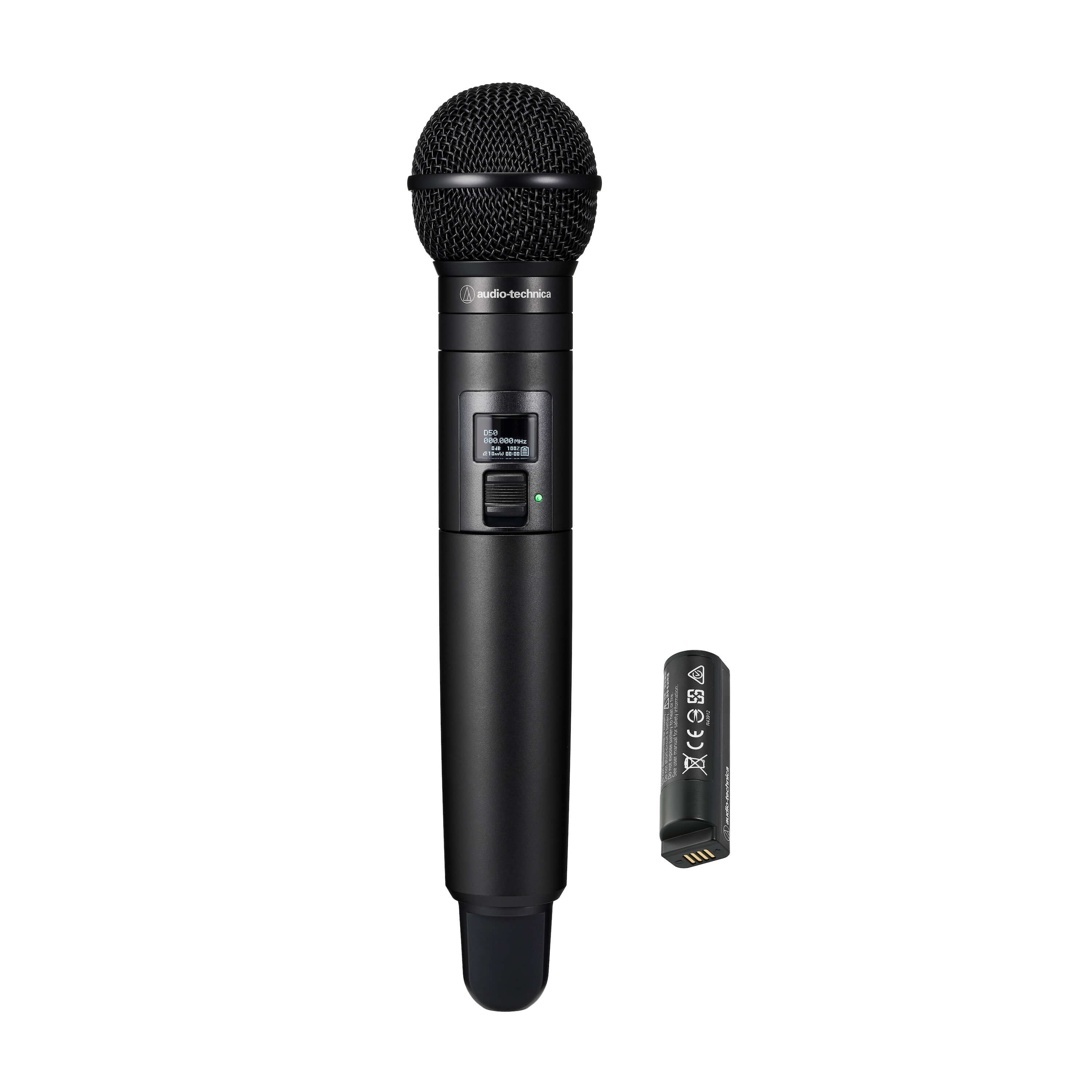 Audio-Technica ATW-DT3202/C510DF2 - D50 TX510 Handheld Transmitter, with included battery