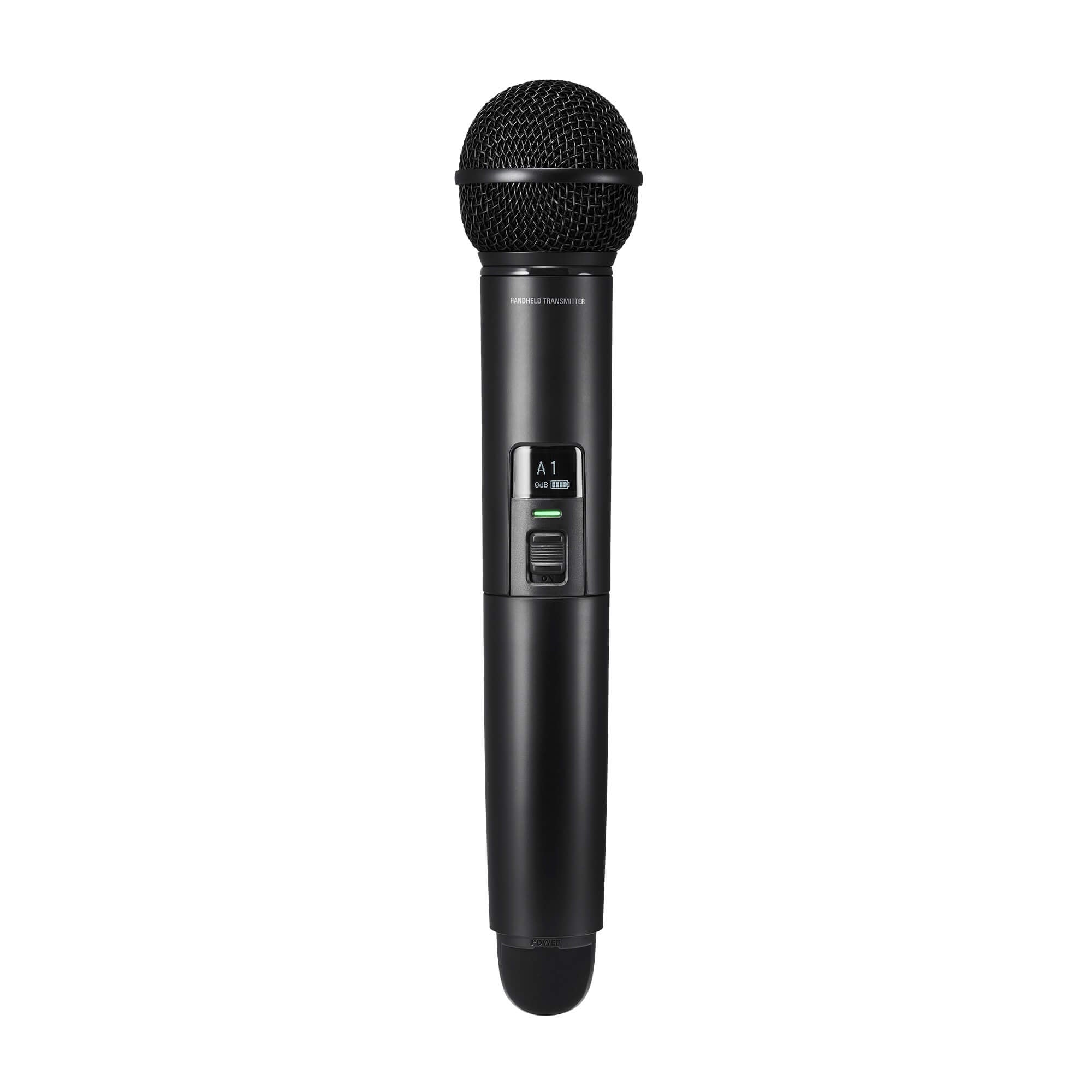 Handheld microphone with deals speaker