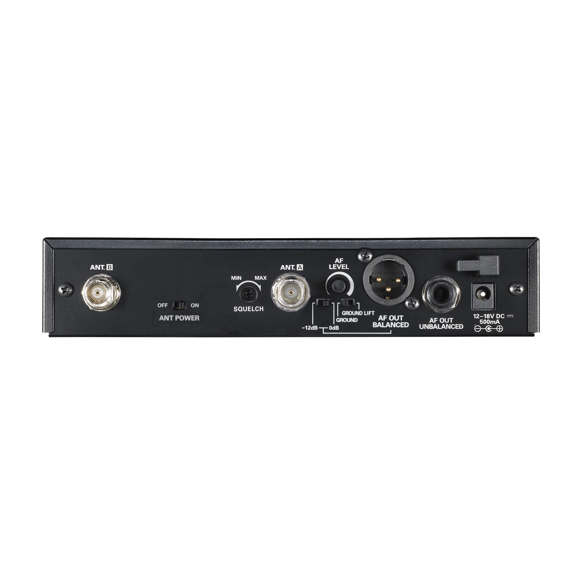 Audio-Technica ATW-R2100b receiver, rear