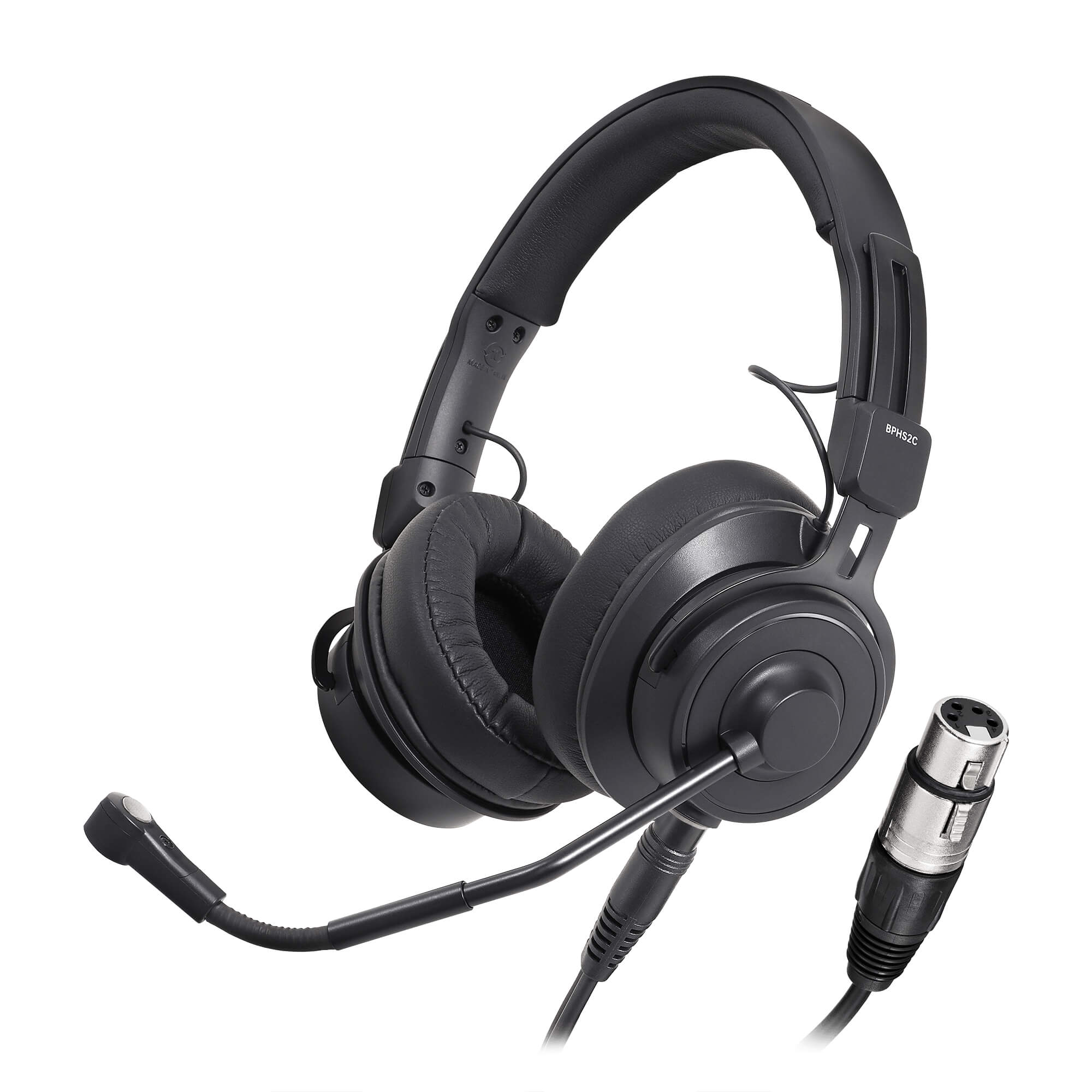 Audio-Technica BPHS2Ca-XF4 - Broadcast Stereo Headset with Condenser Mic