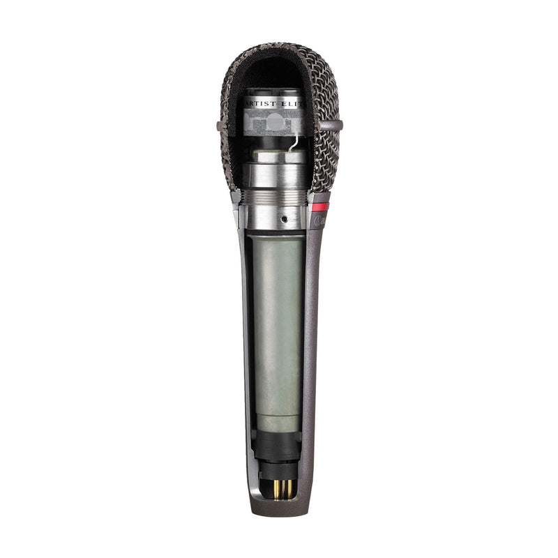 Audio-Technica AE4100 - Cardioid Dynamic Handheld Microphone, cutaway view