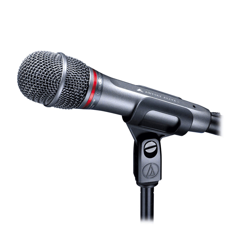 Audio-Technica AE4100 - Cardioid Dynamic Handheld Microphone with Quiet-Flex™ stand clamp
