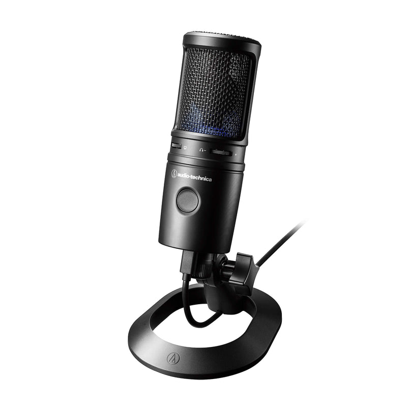 Audio-Technica AT2020USB-X - Cardioid Condenser USB Microphone with custom desk stand