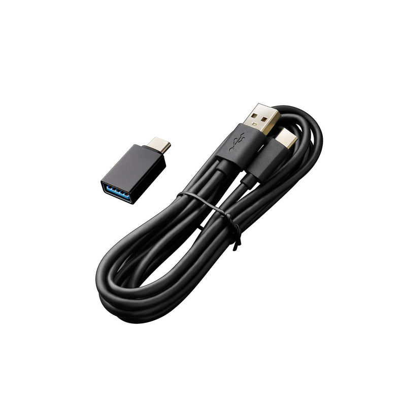 Audio-Technica AT2020USB-X - Cardioid Condenser USB Microphone, USB cable and USB-C adapter