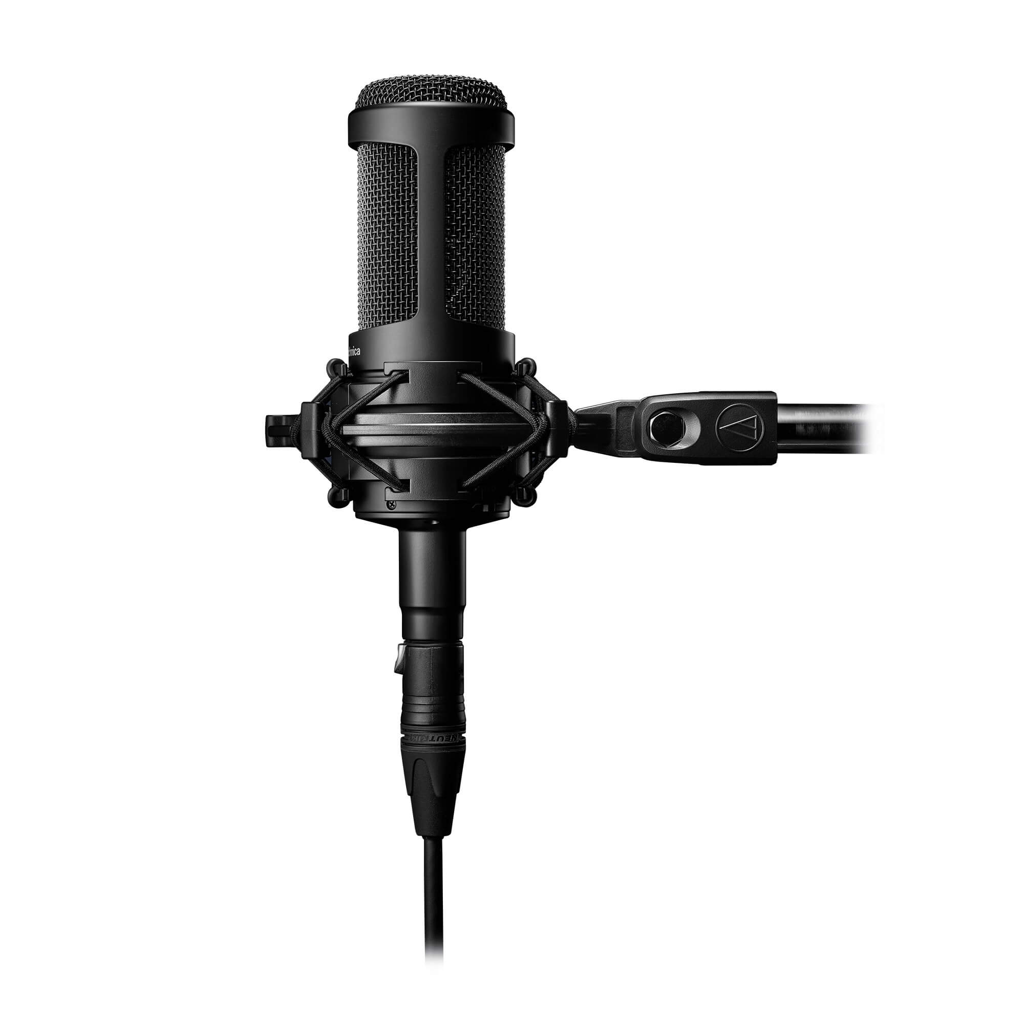 Audio-Technica AT2035 - Cardioid Condenser Side-Address Microphone, with included shock mount