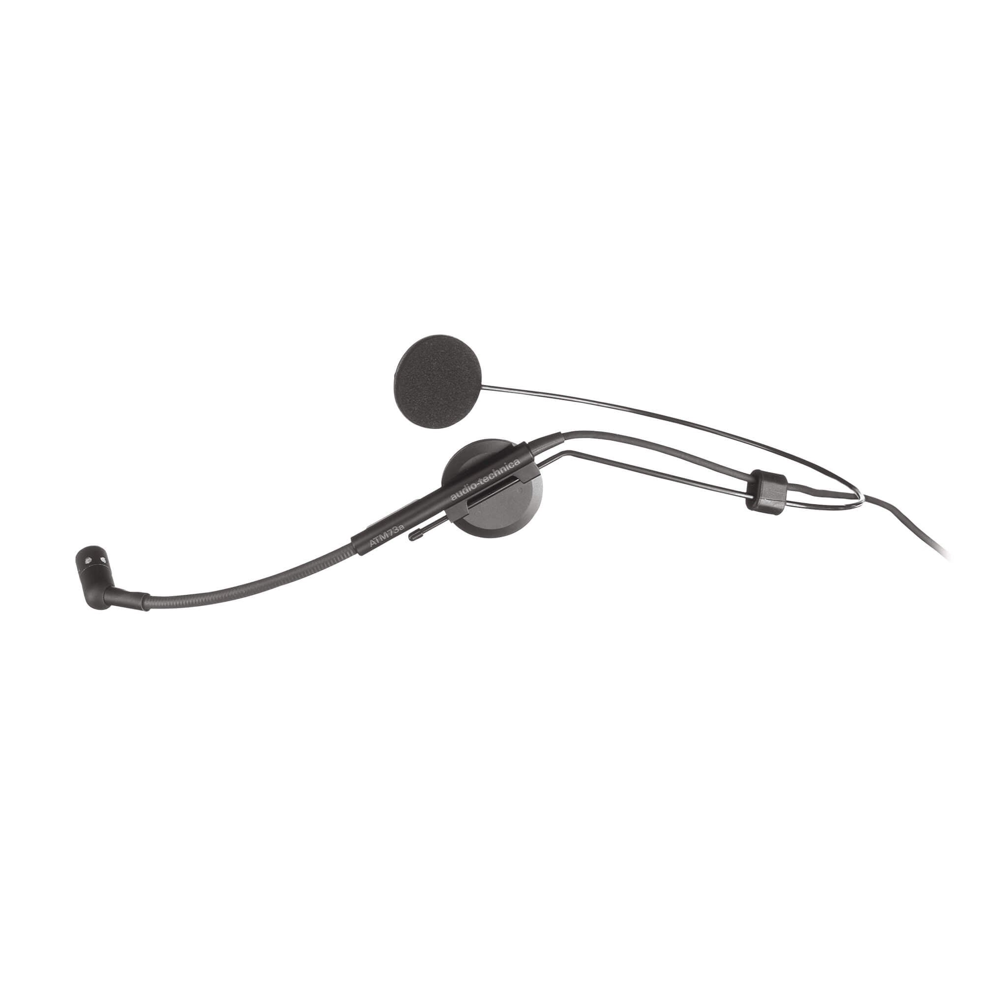 Audio-Technica ATM73cW Cardioid Condenser Headworn Microphone, side view