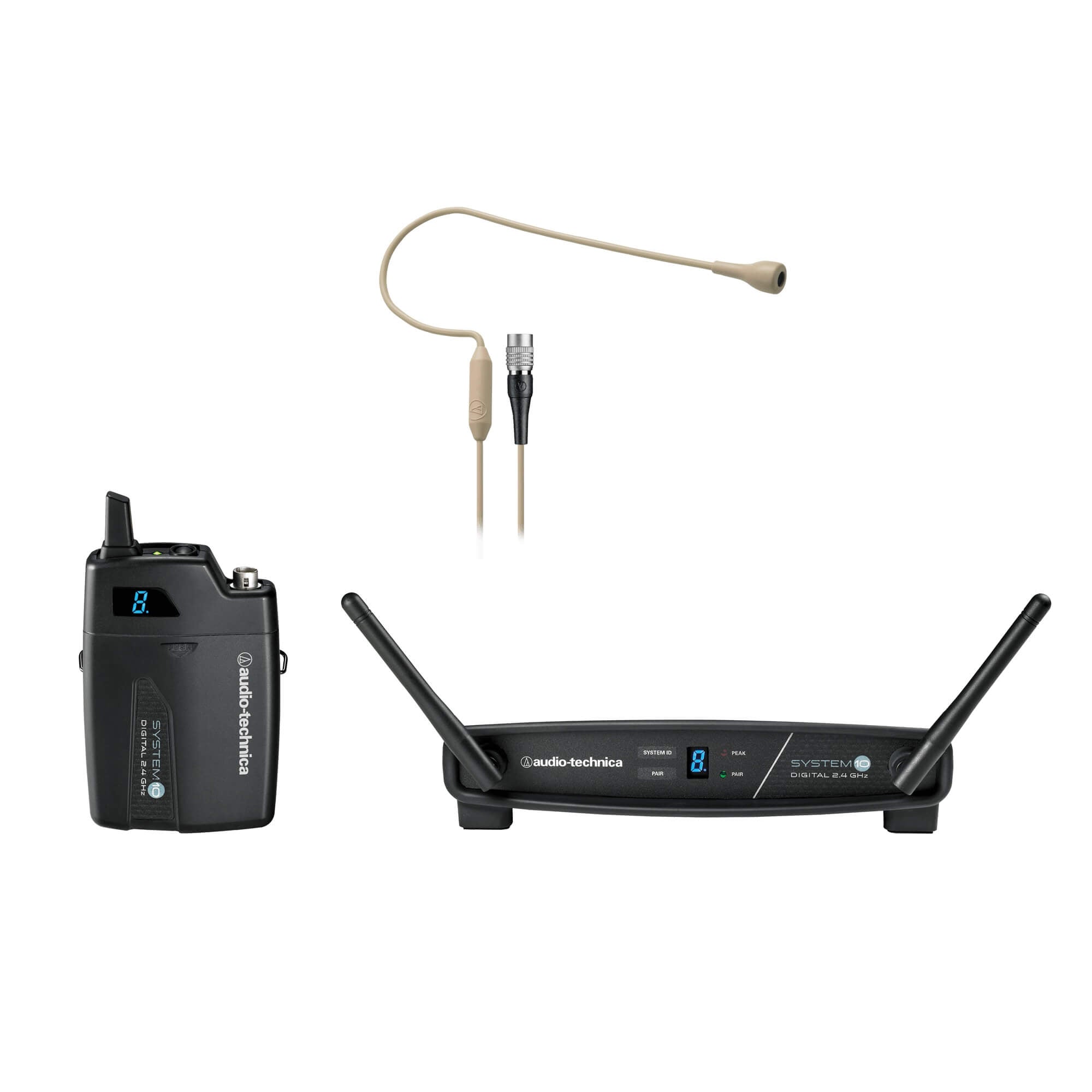 Audio-Technica ATW-1101/H92-TH System 10 Digital Wireless Earset System