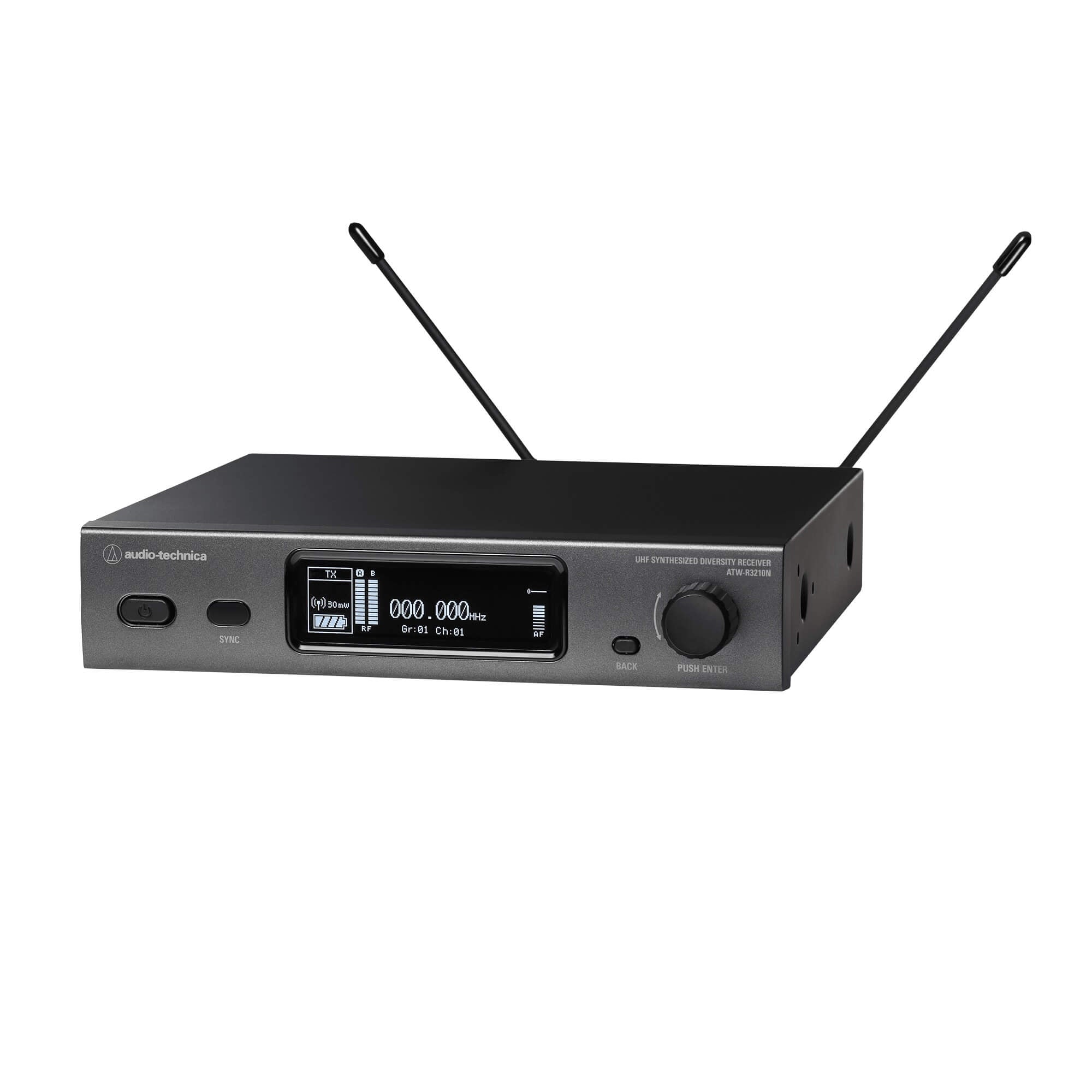 Audio-Technica ATW-R3210N - Network-Enabled Receiver (3000 Series), angle