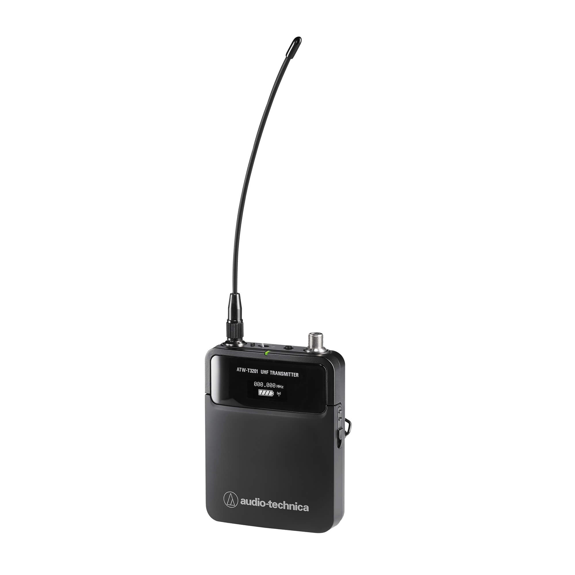 Audio-Technica ATW-T3201 - Body-Pack Transmitter (3000 Series), angle