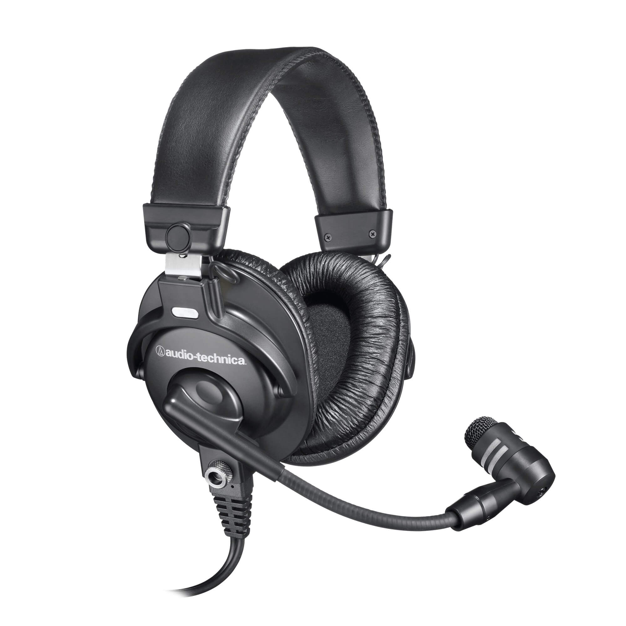 Audio-Technica BPHS1 - Broadcast Stereo Headset, shown without windscreen