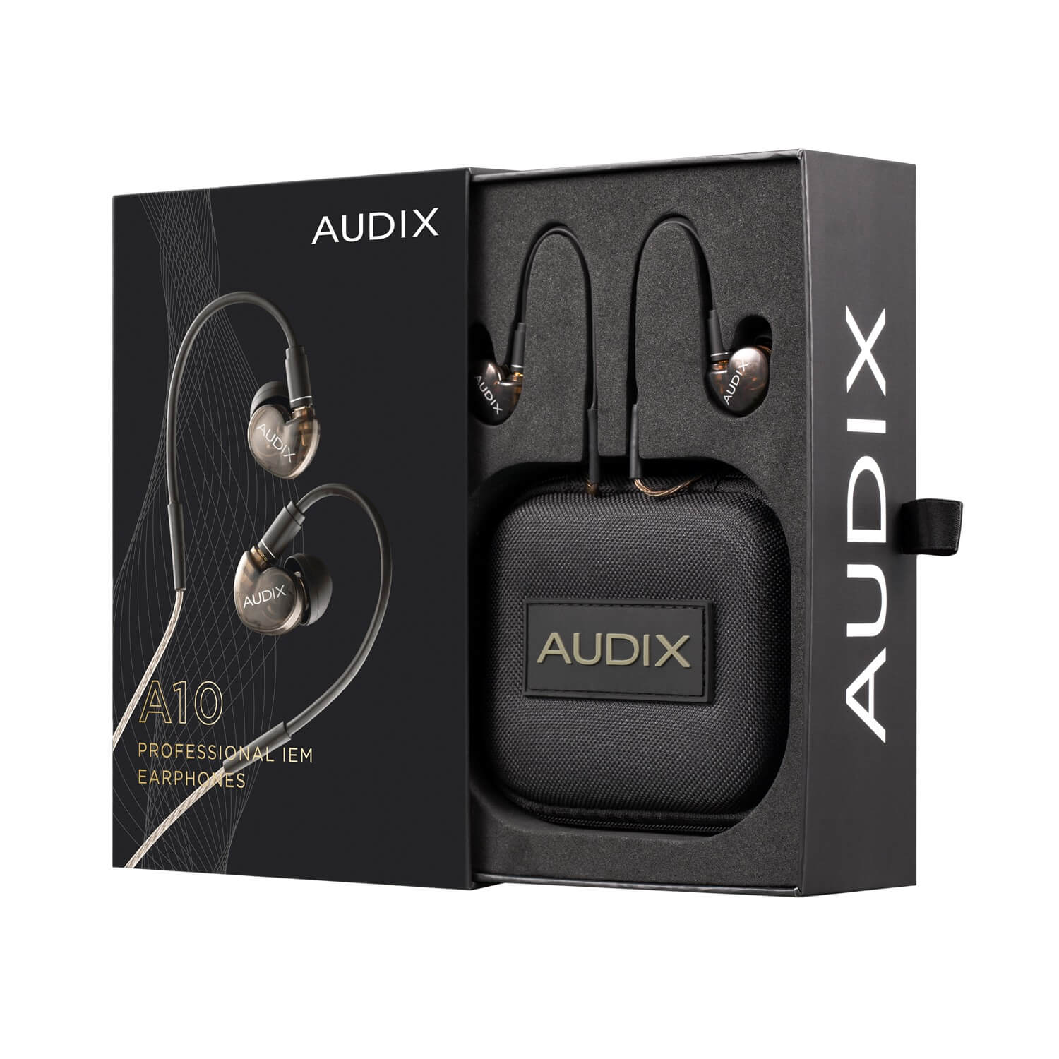Audix A10 - Single Driver Professional IEM Earphones, box