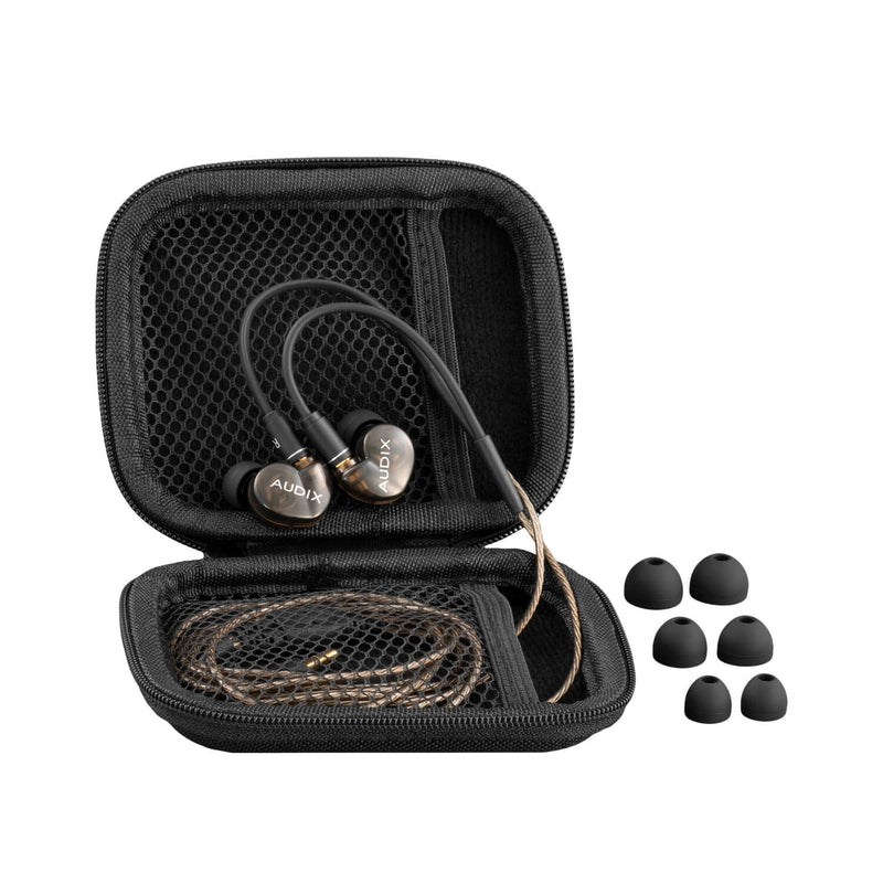 Audix A10X - Professional IEM Earphones with Extended Bass, pouch