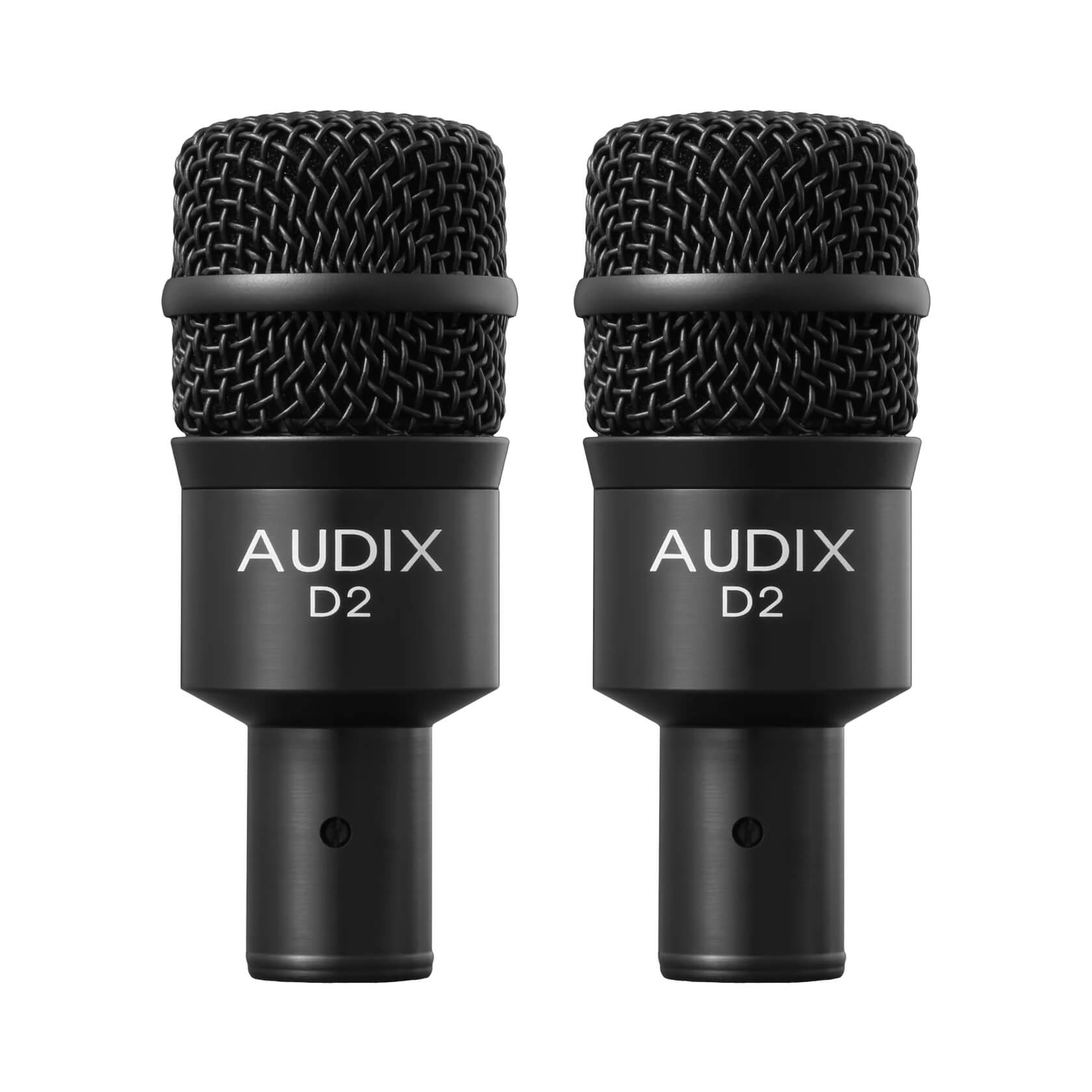 2x Audix D2 - Professional Dynamic Instrument Microphone