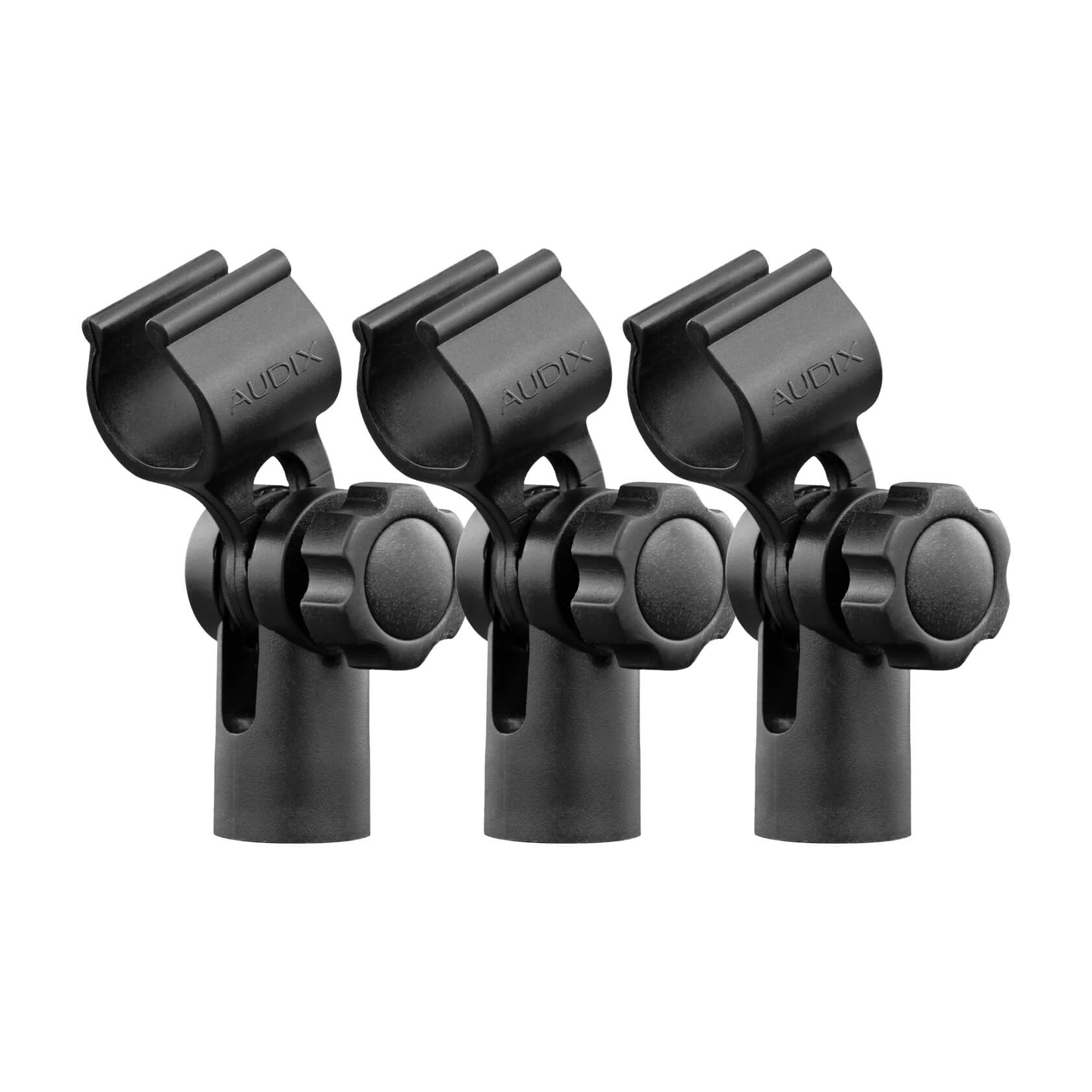 3x Audix DCLIP - Heavy duty snap on mic clip